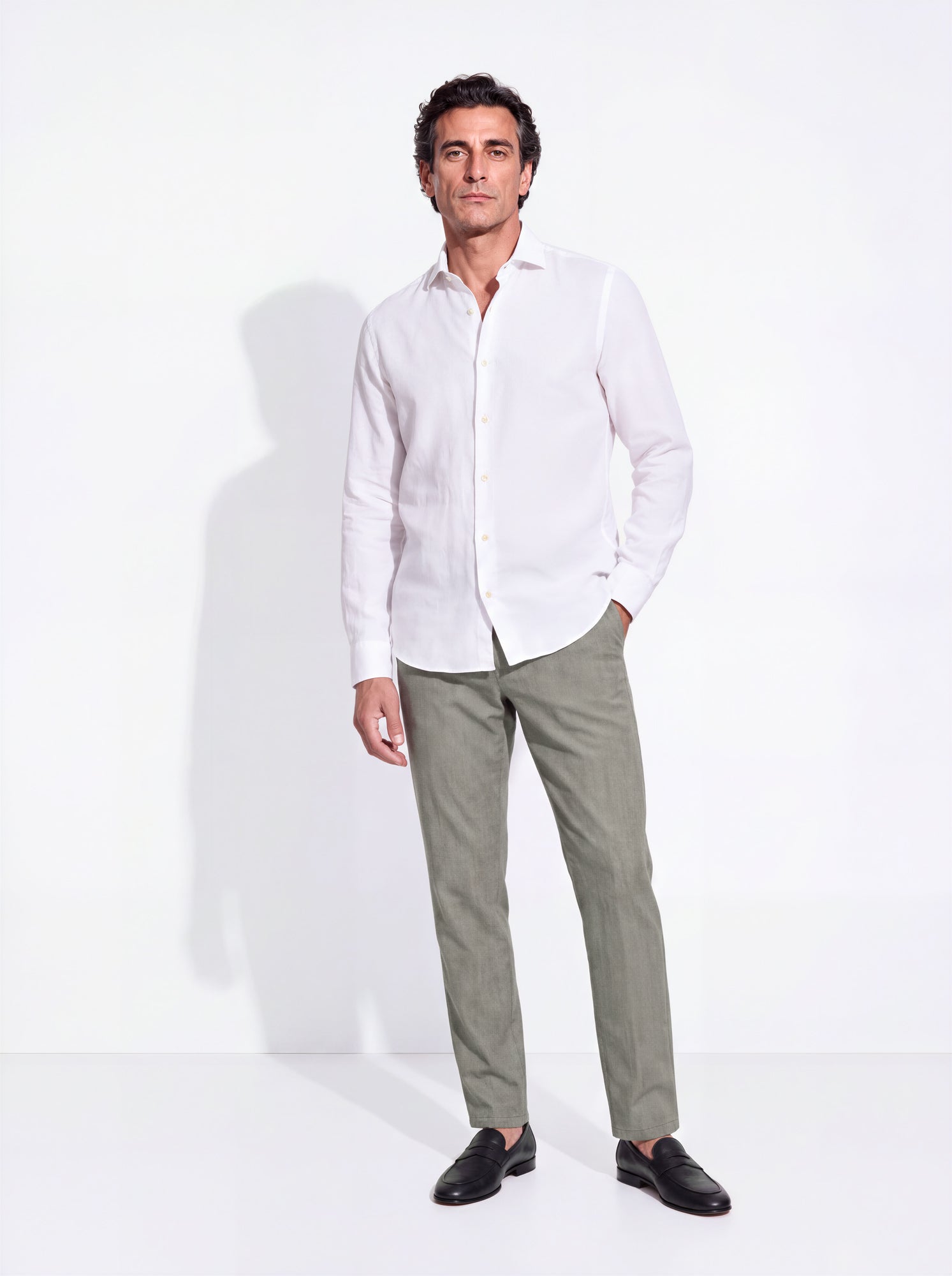 OSCAR LINEN TROUSERS
