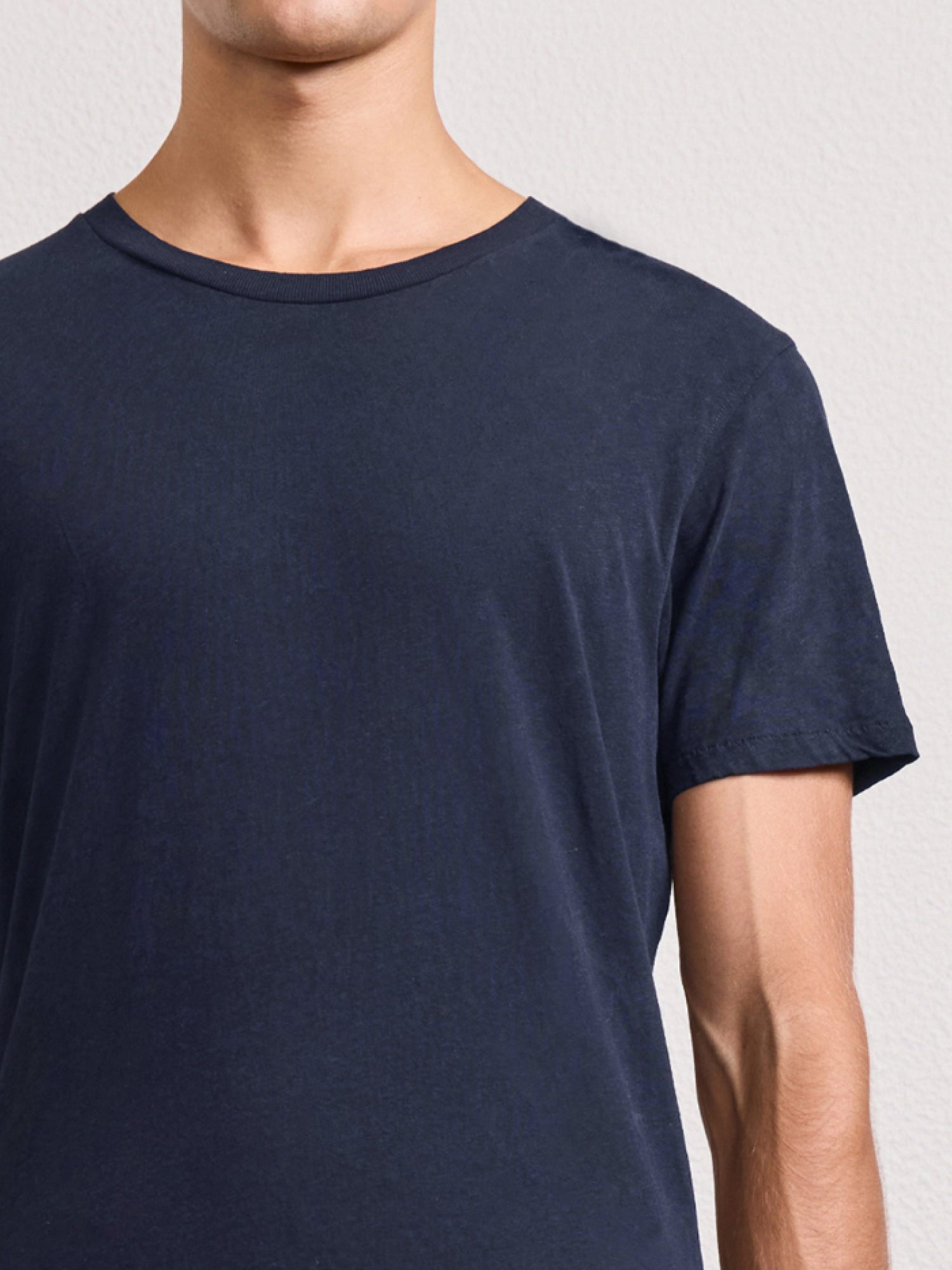 LUCIO LINEN-COTTON T-SHIRT