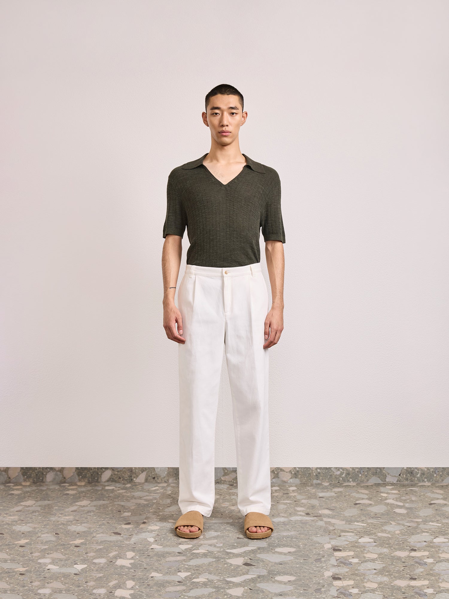 JOAQUIM COTTON-BLEND POLO