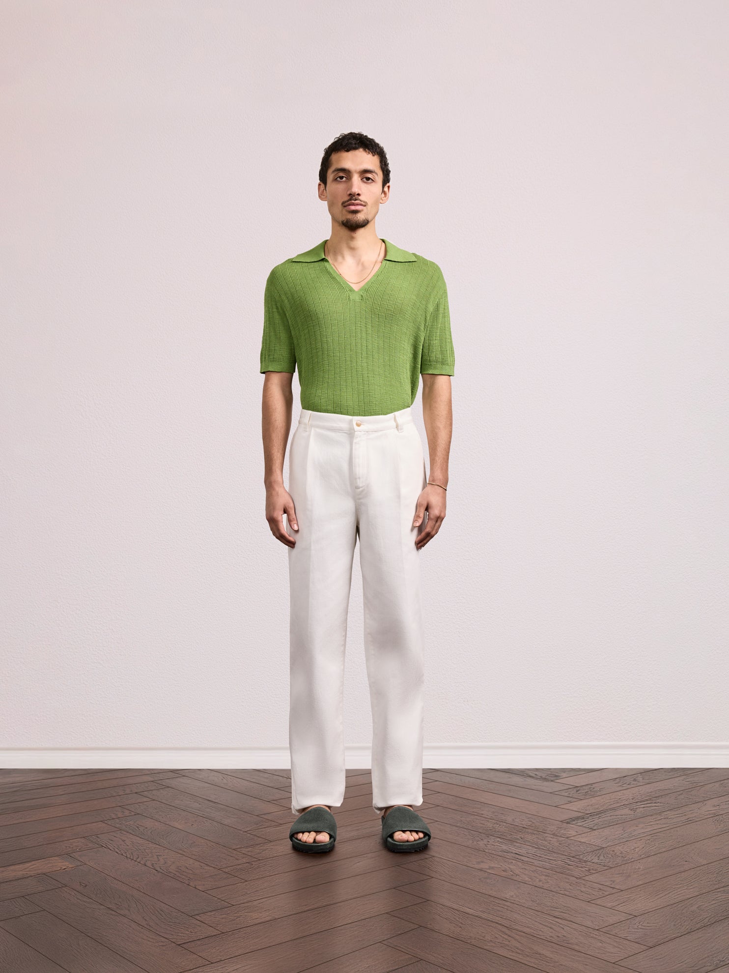 JOAQUIM COTTON-BLEND POLO