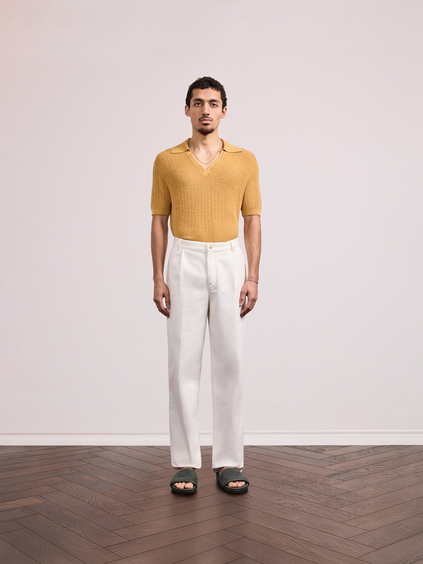 JOAQUIM COTTON-BLEND POLO