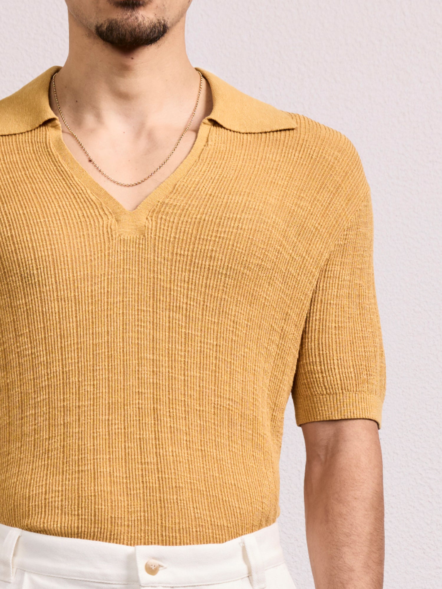 JOAQUIM COTTON-BLEND POLO