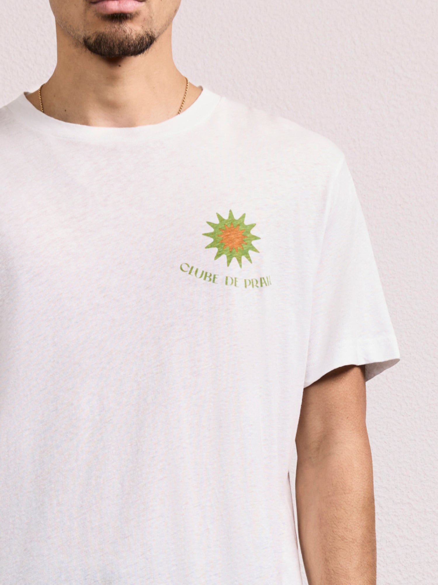 DINIS PRINTED COTTON T-SHIRT