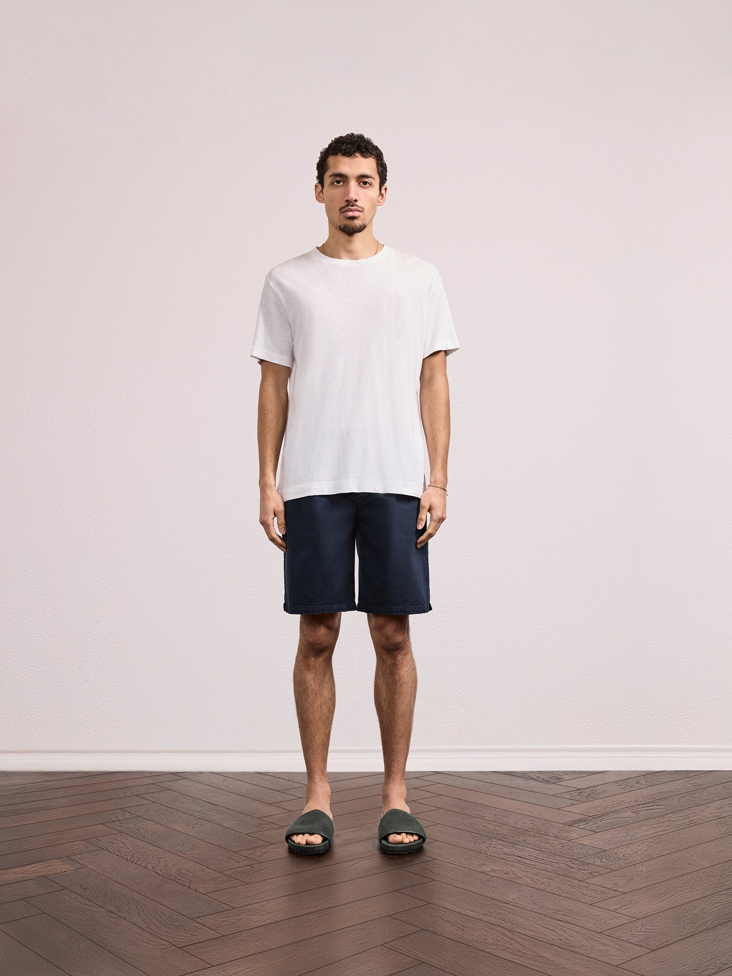 DINIS COTTON-LINEN T-SHIRT
