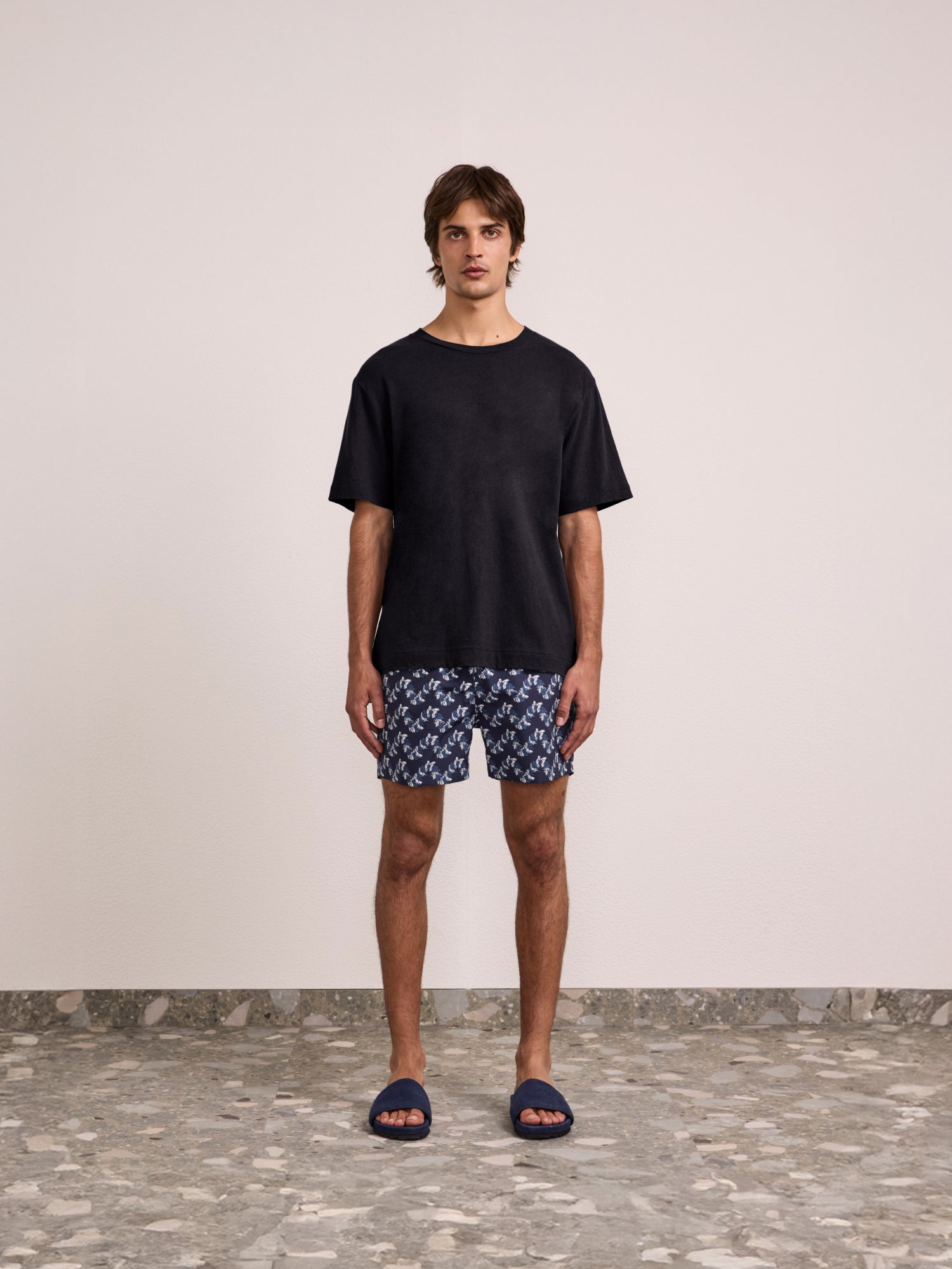 DINIS COTTON-LINEN T-SHIRT