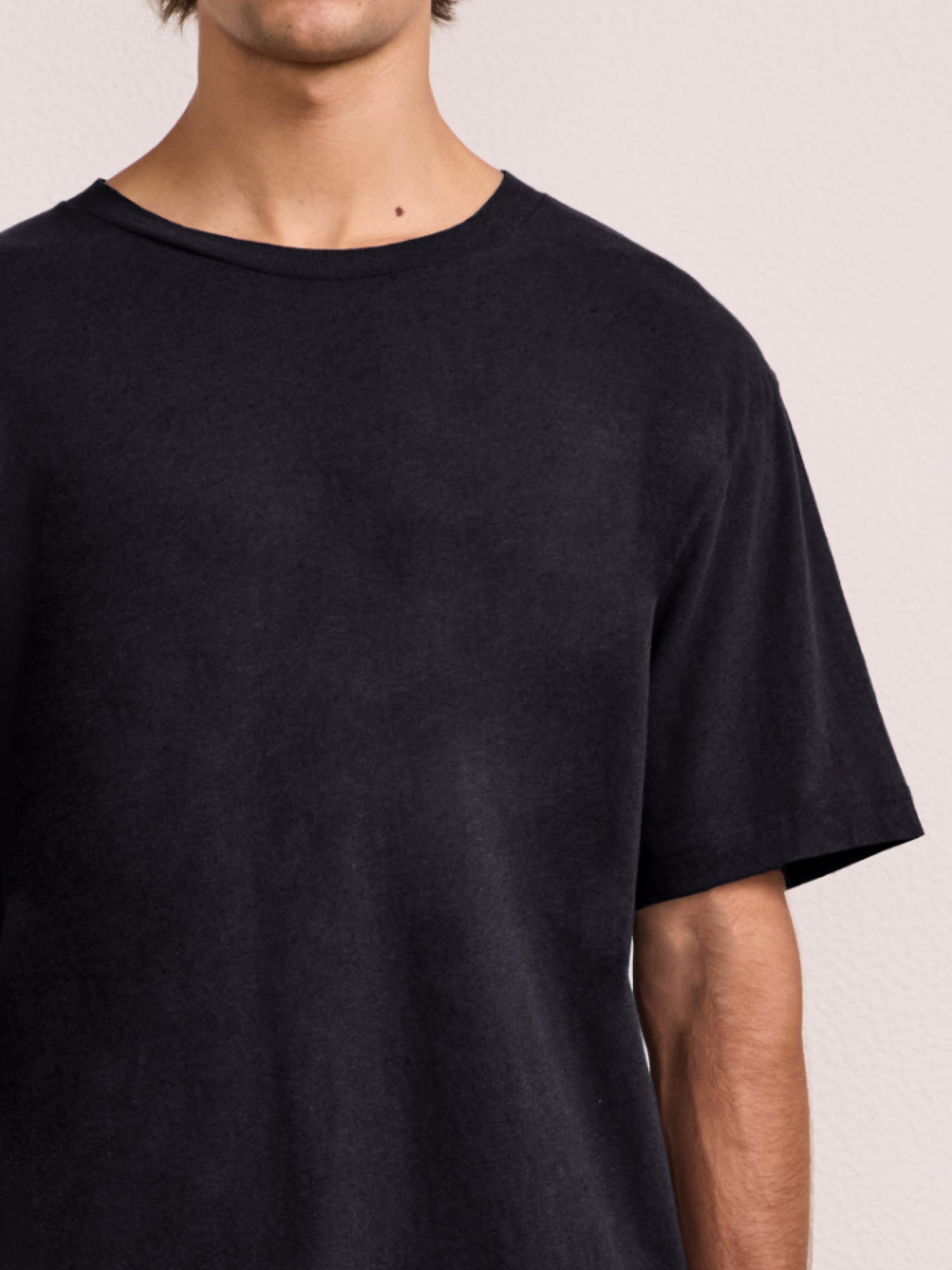 DINIS COTTON-LINEN T-SHIRT