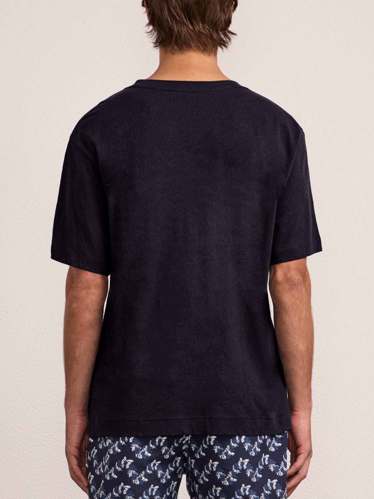 DINIS COTTON-LINEN T-SHIRT