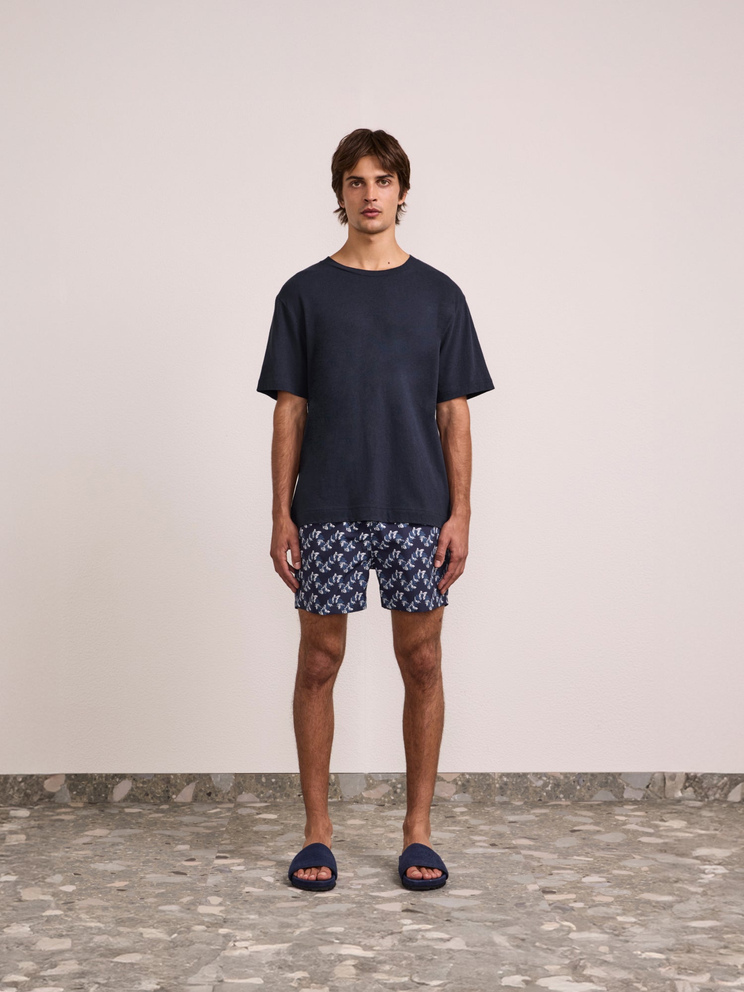 DINIS COTTON-LINEN T-SHIRT