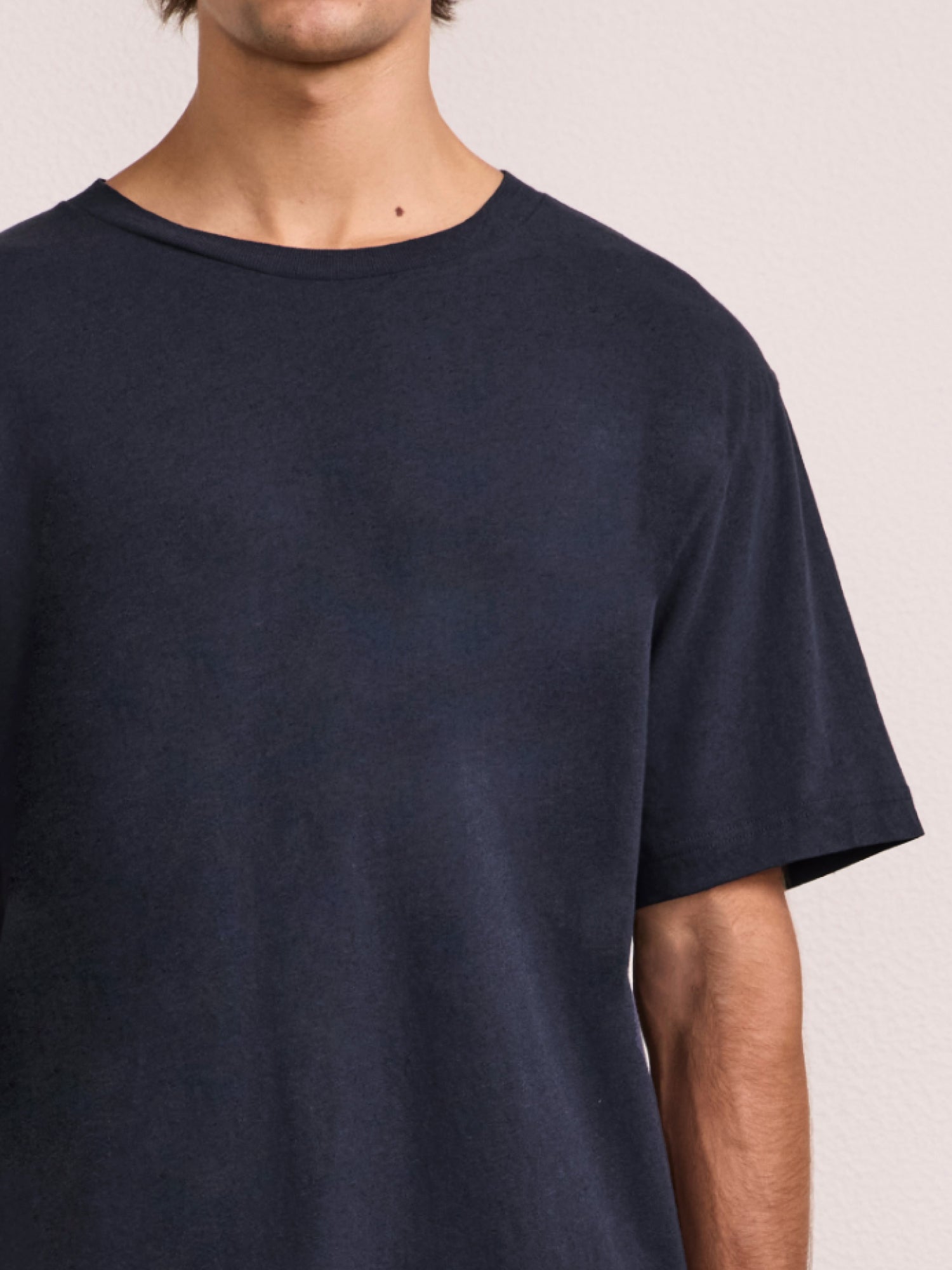 DINIS COTTON-LINEN T-SHIRT
