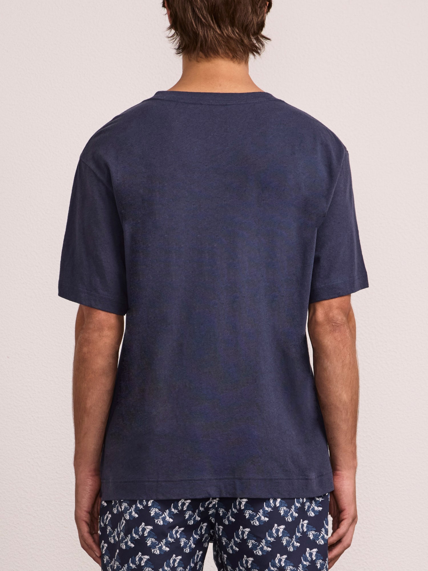 DINIS COTTON-LINEN T-SHIRT