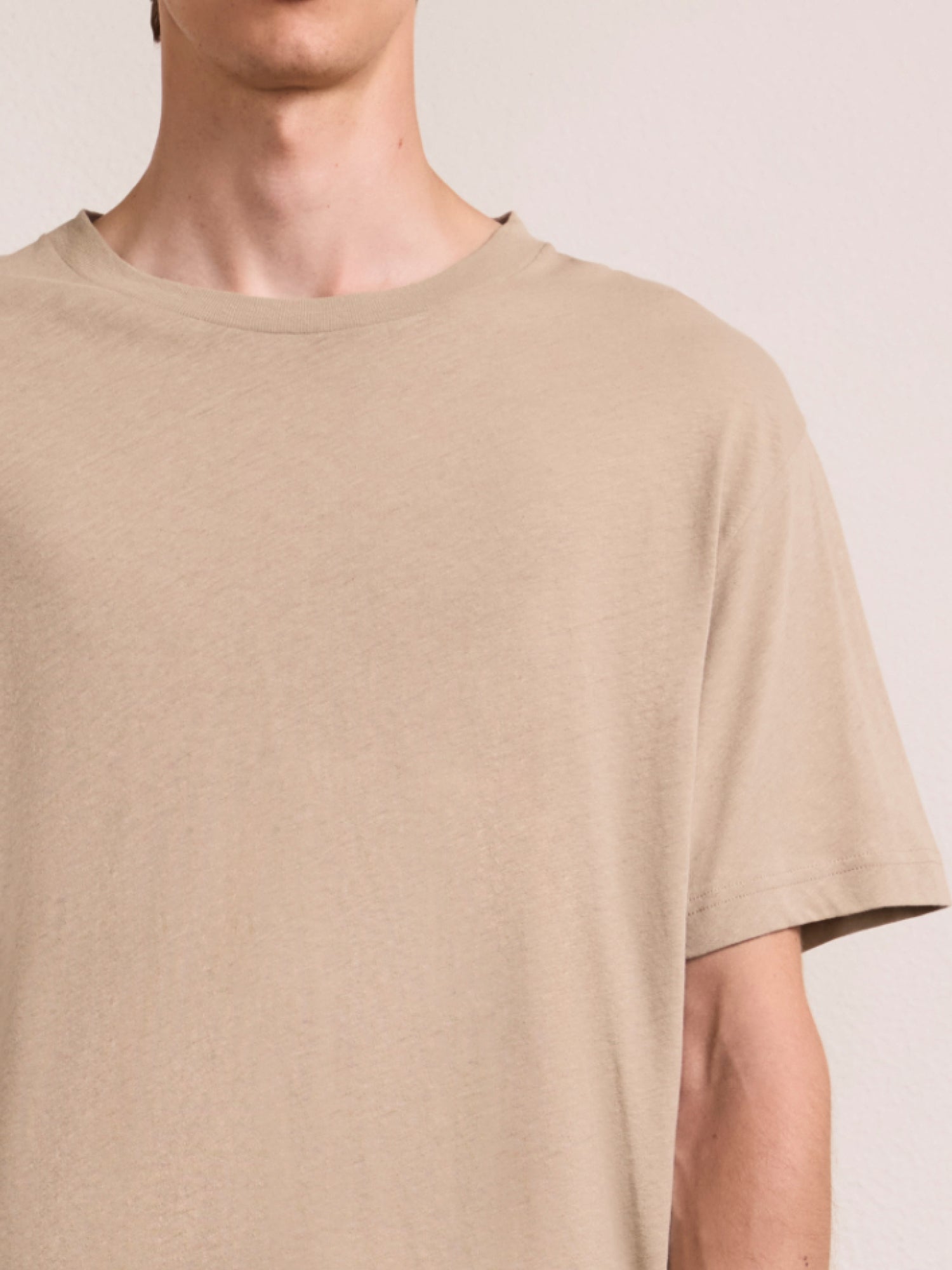 DINIS COTTON-LINEN T-SHIRT