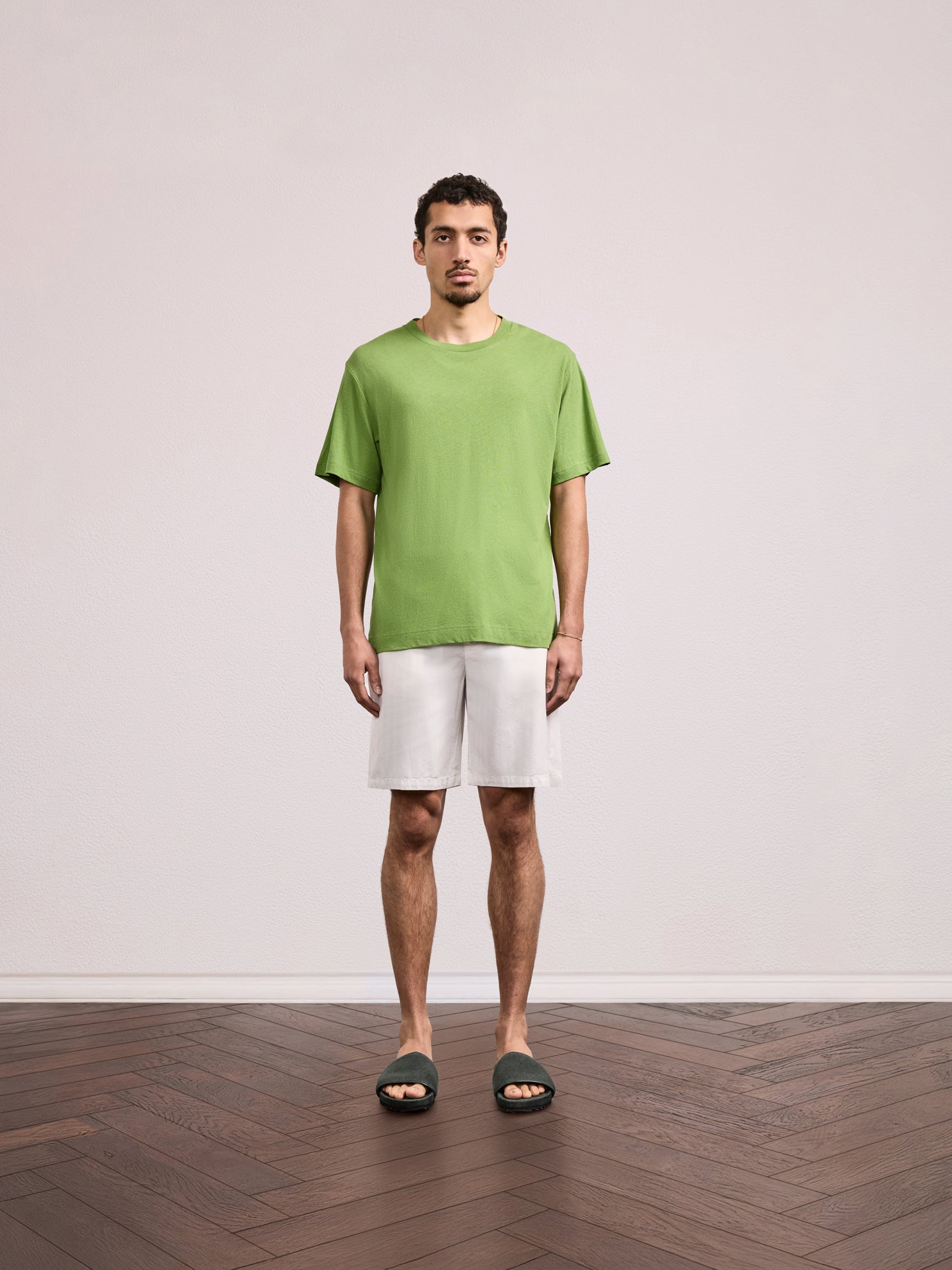 DINIS COTTON-LINEN T-SHIRT