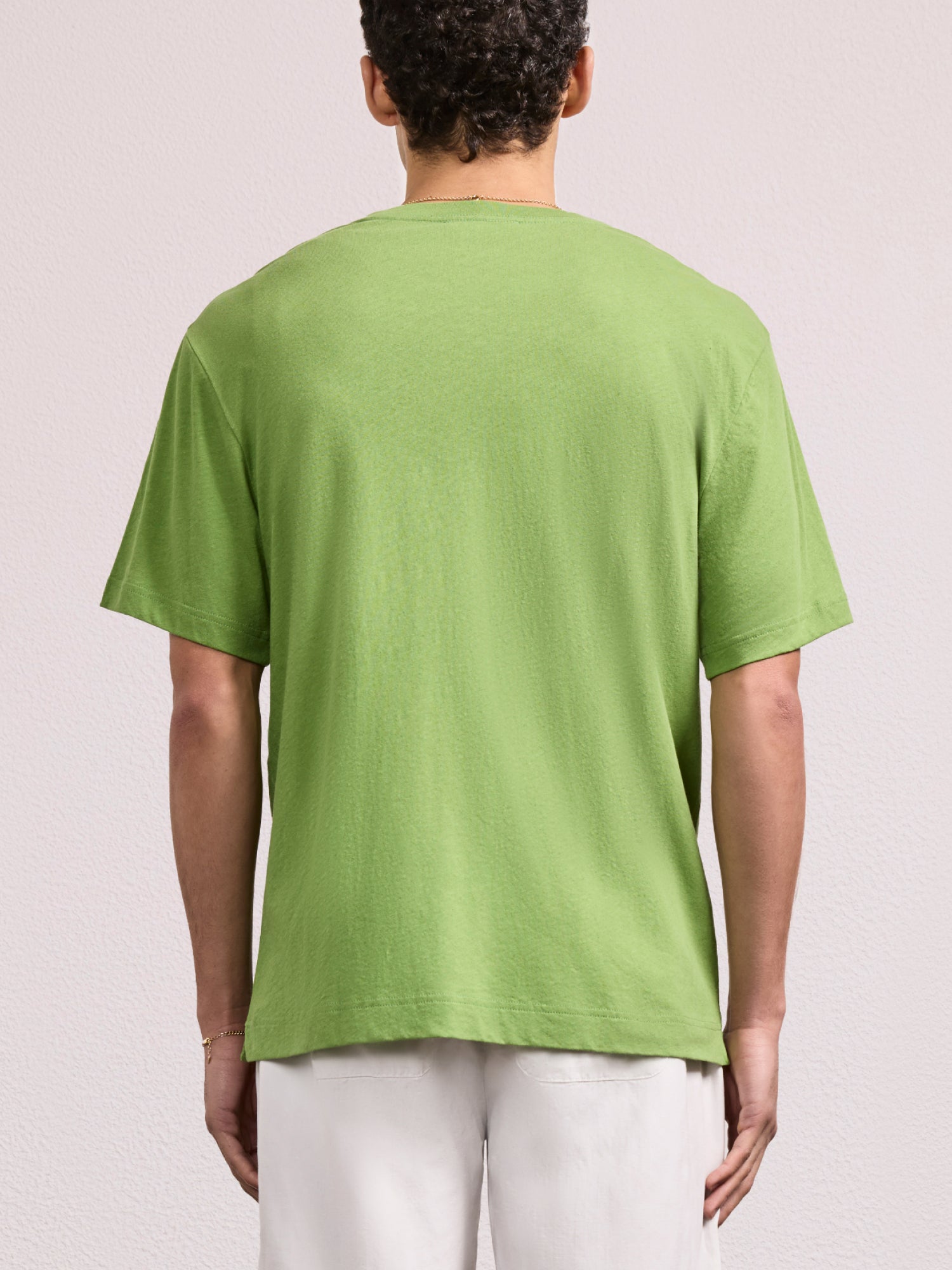 DINIS COTTON-LINEN T-SHIRT