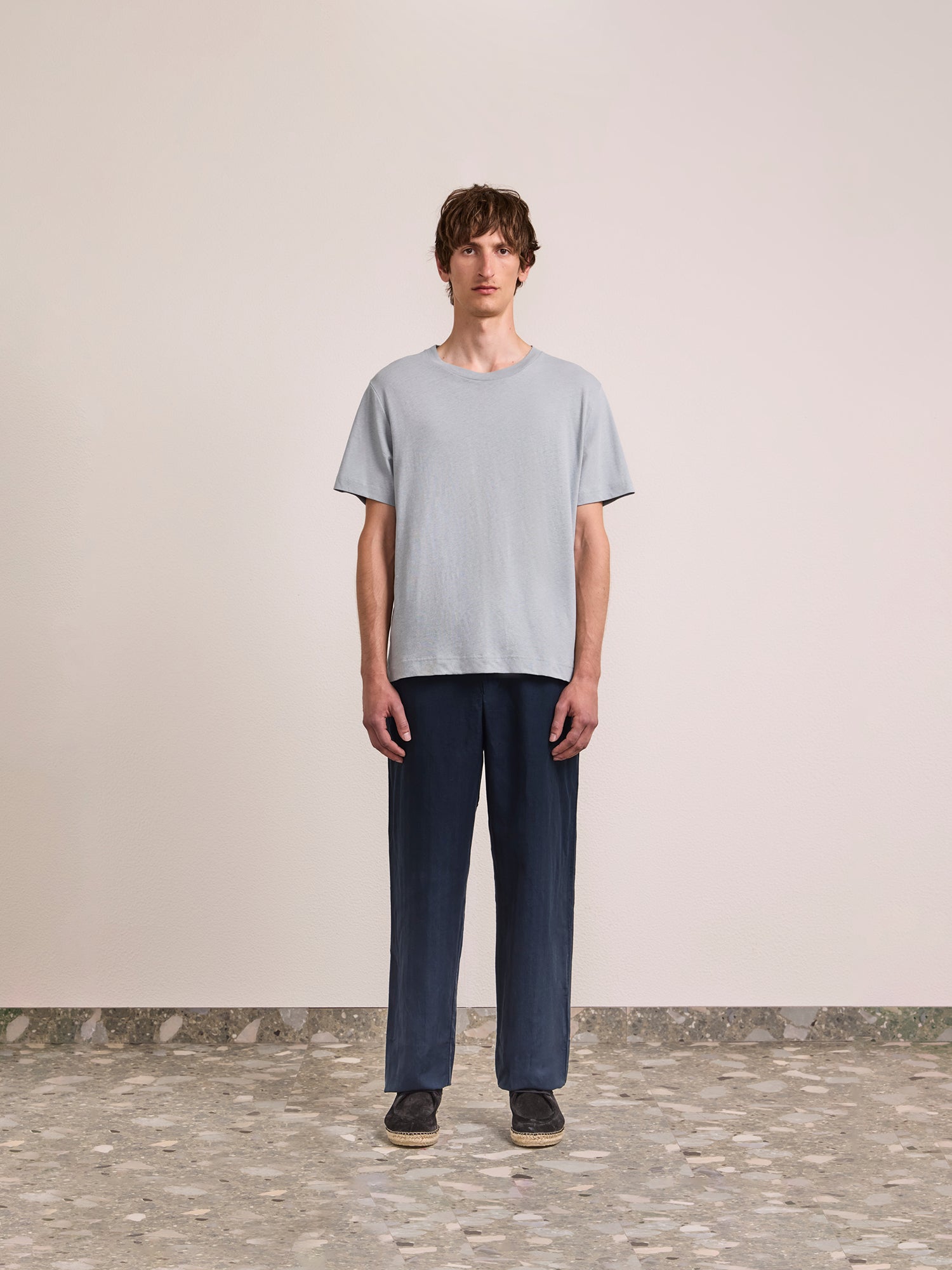 DINIS COTTON-LINEN T-SHIRT