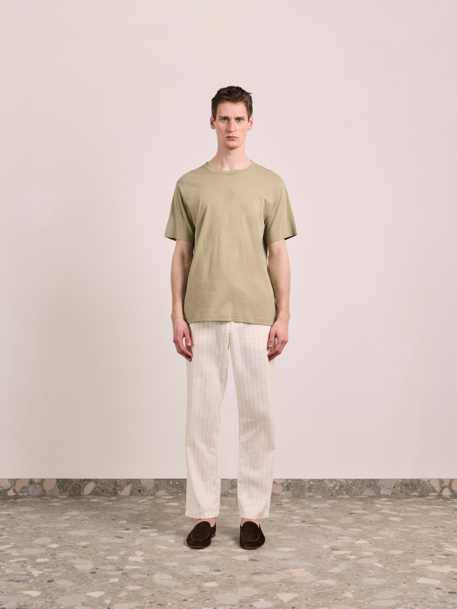 DINIS COTTON-LINEN T-SHIRT