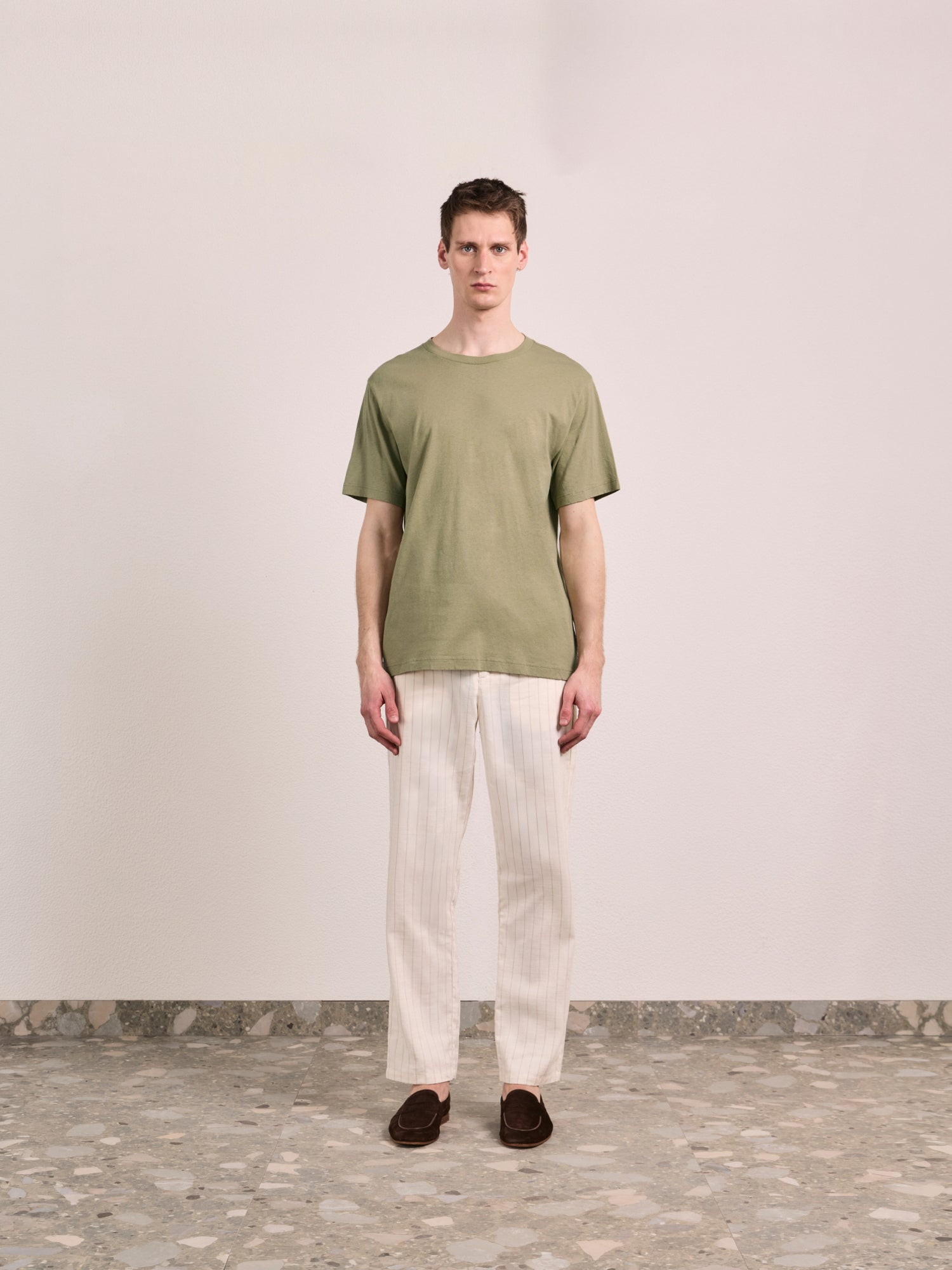 DINIS COTTON-LINEN T-SHIRT