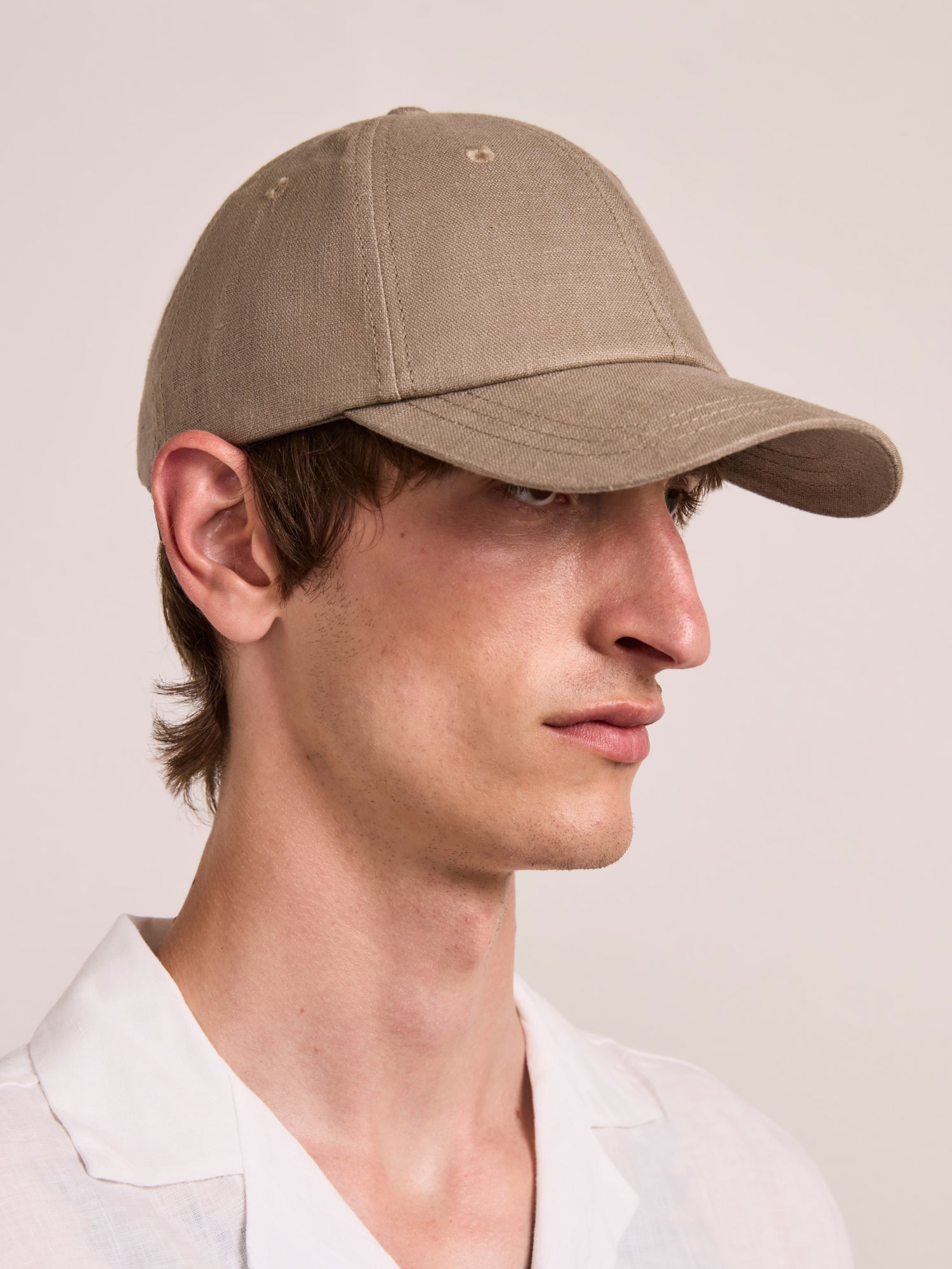 FERNANDO LINEN CAP