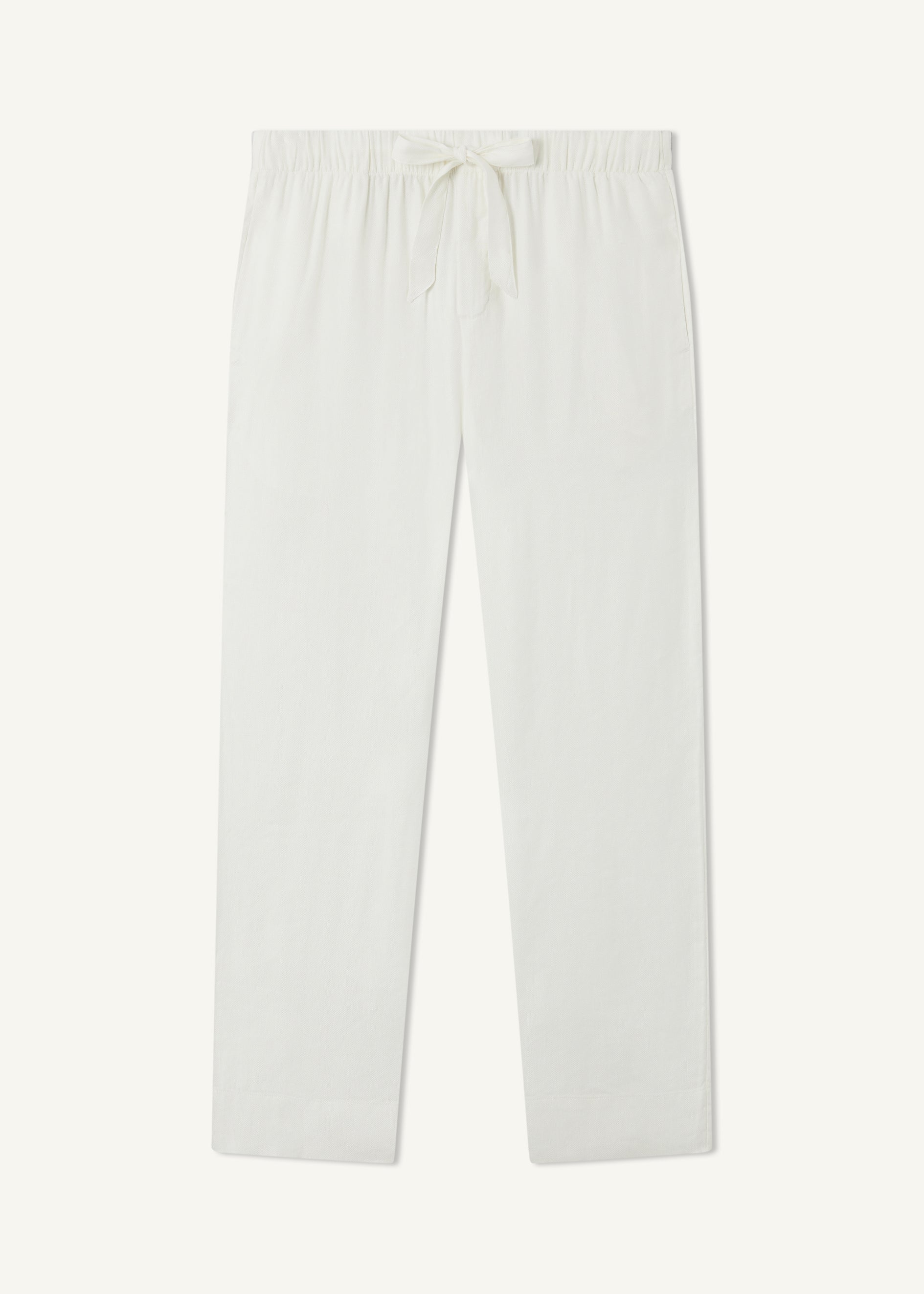 LUAN LINEN-BLEND TROUSERS