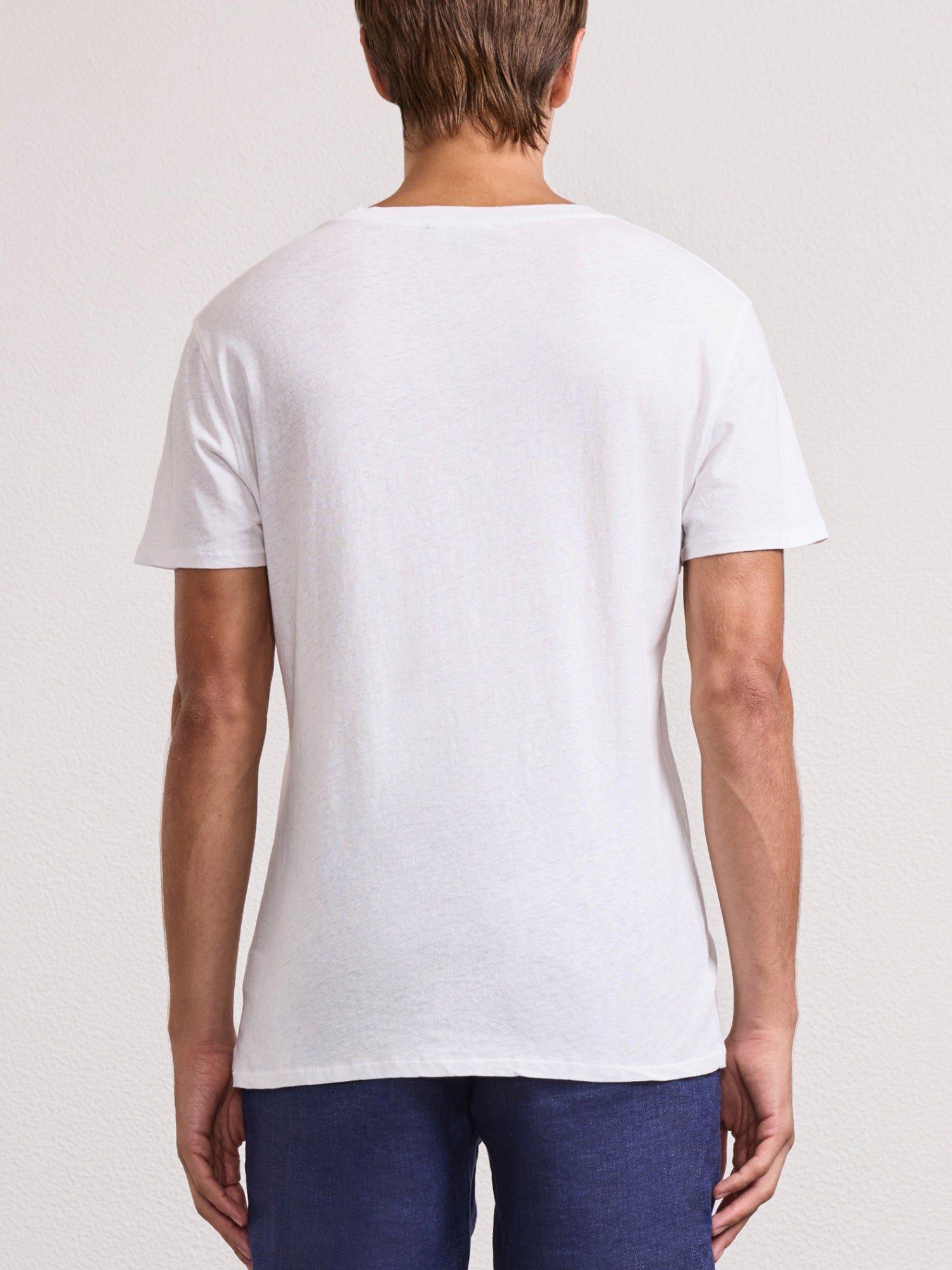 LUCIO LINEN-COTTON T-SHIRT