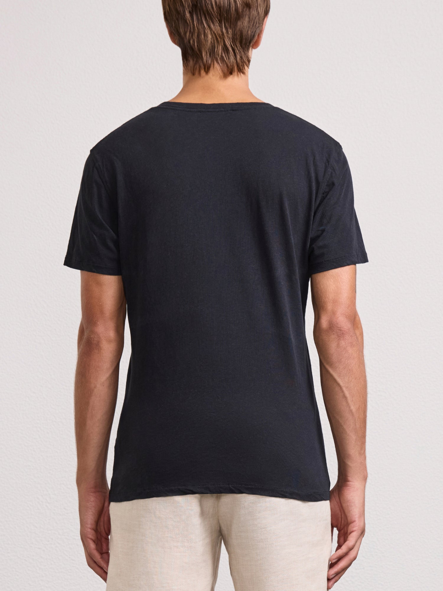 LUCIO LINEN-COTTON T-SHIRT
