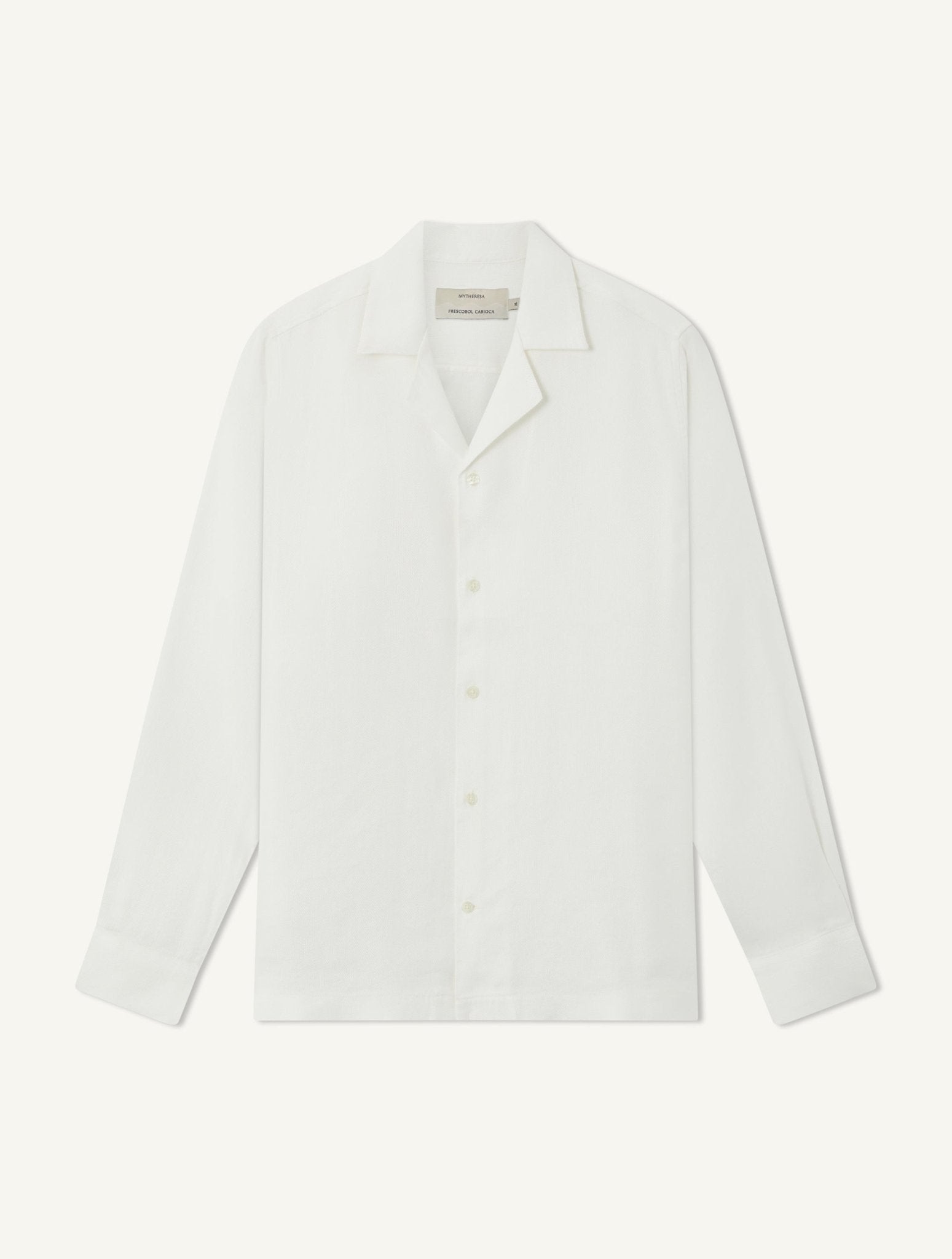 SAFRA LINEN-BLEND SHIRT