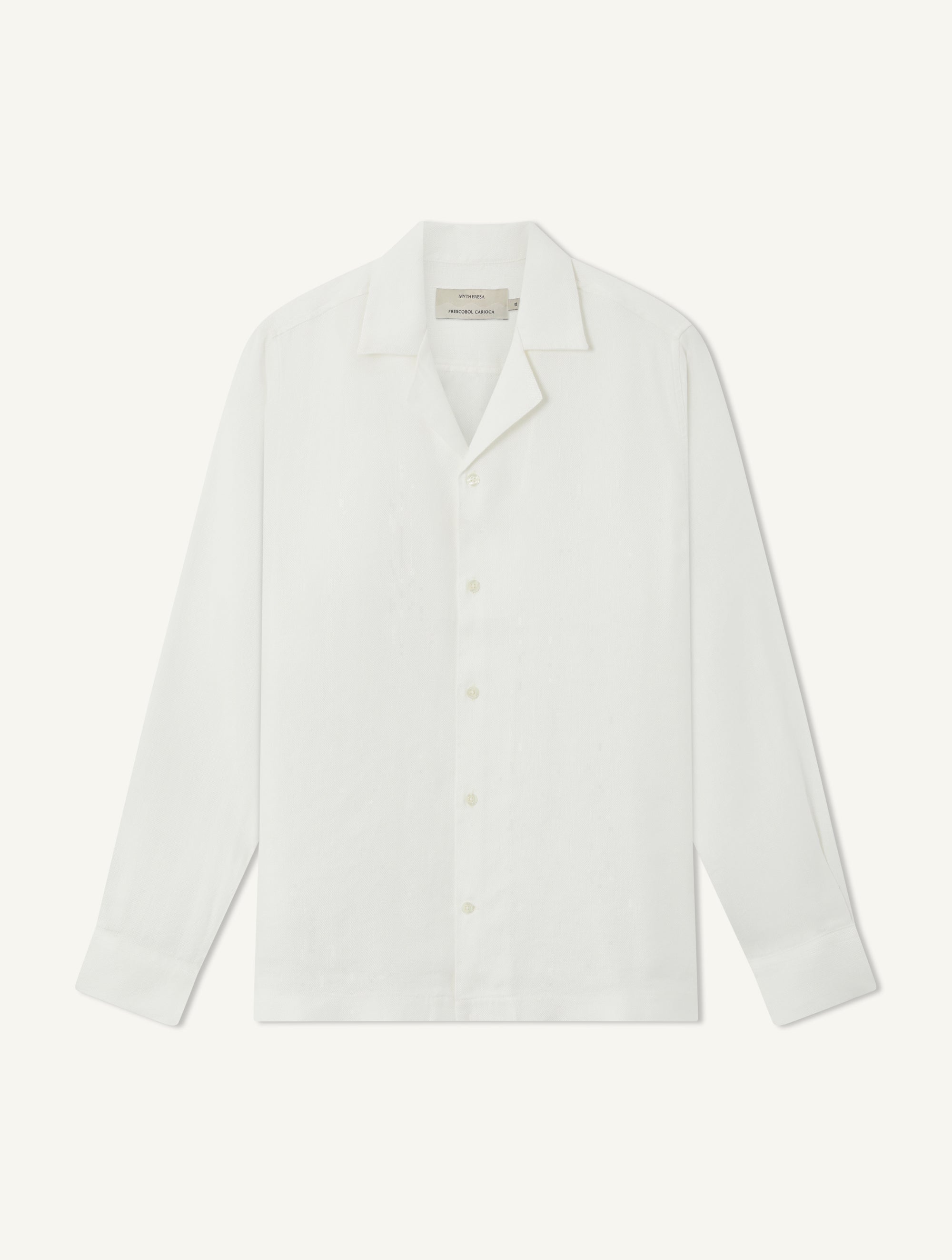 SAFRA LINEN-BLEND SHIRT