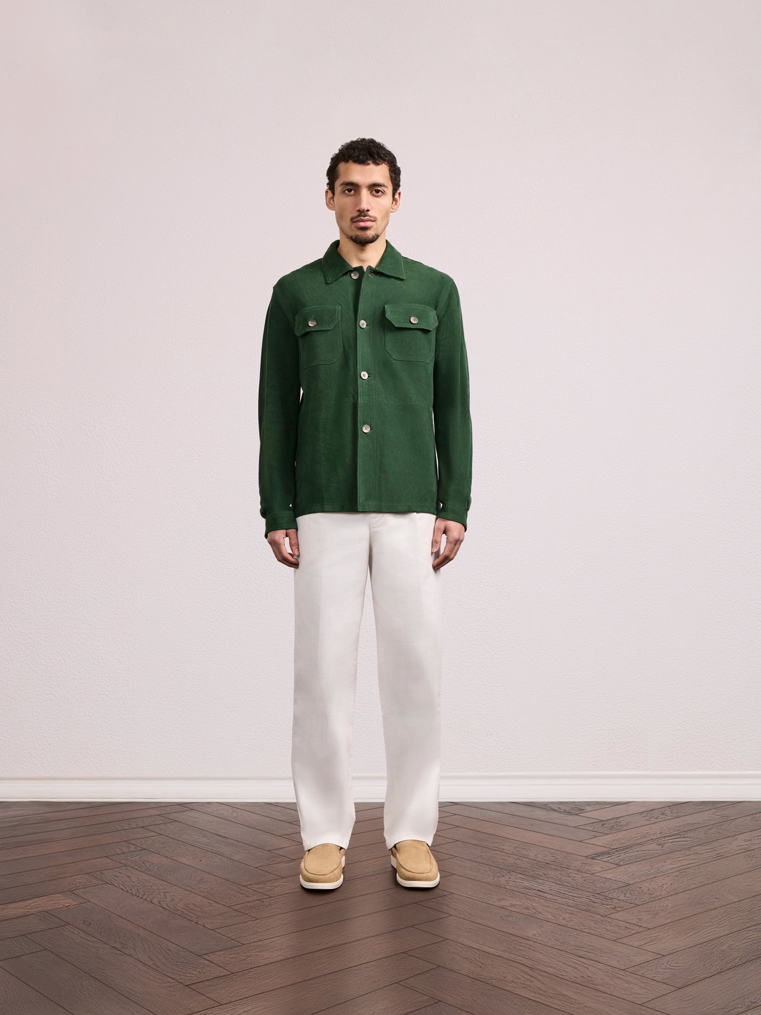 RAVI SUEDE OVERSHIRT