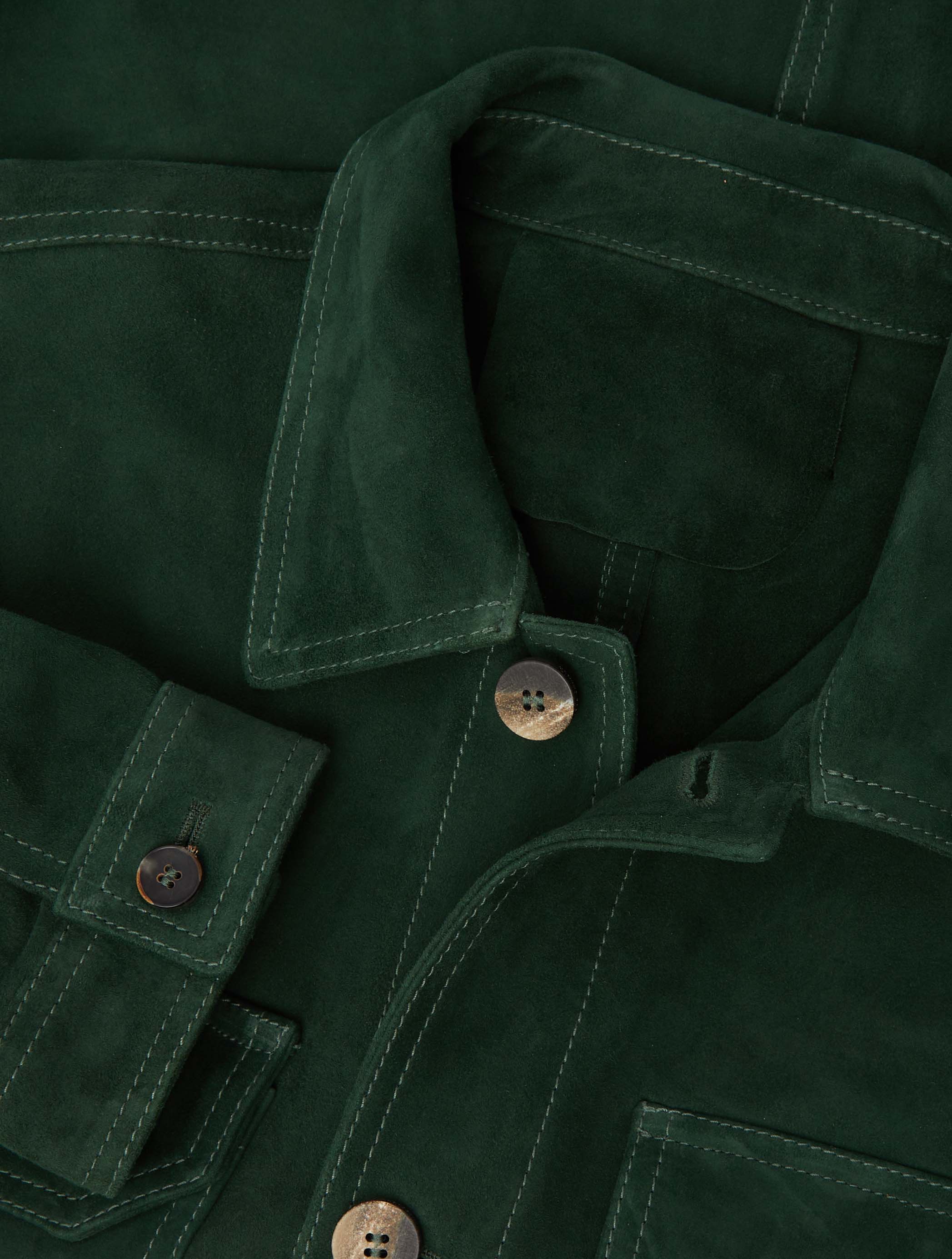 RAVI SUEDE OVERSHIRT