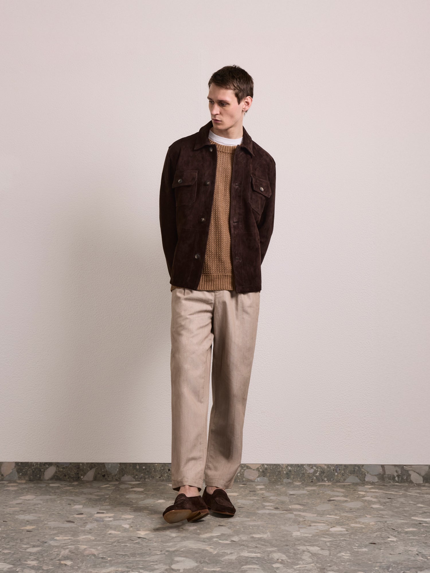 RAVI SUEDE OVERSHIRT