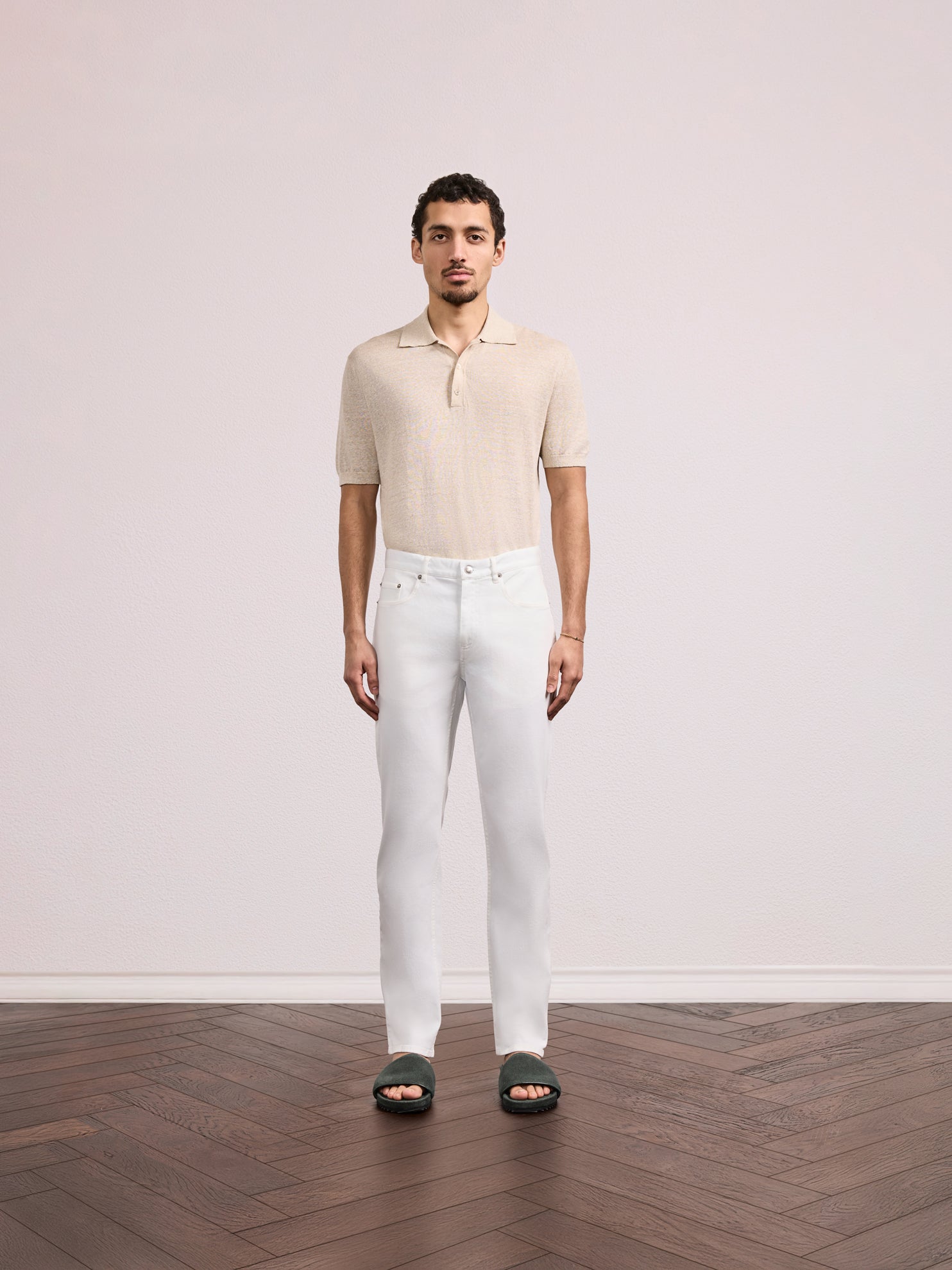 COLUMBO COTTON TWILL TROUSERS