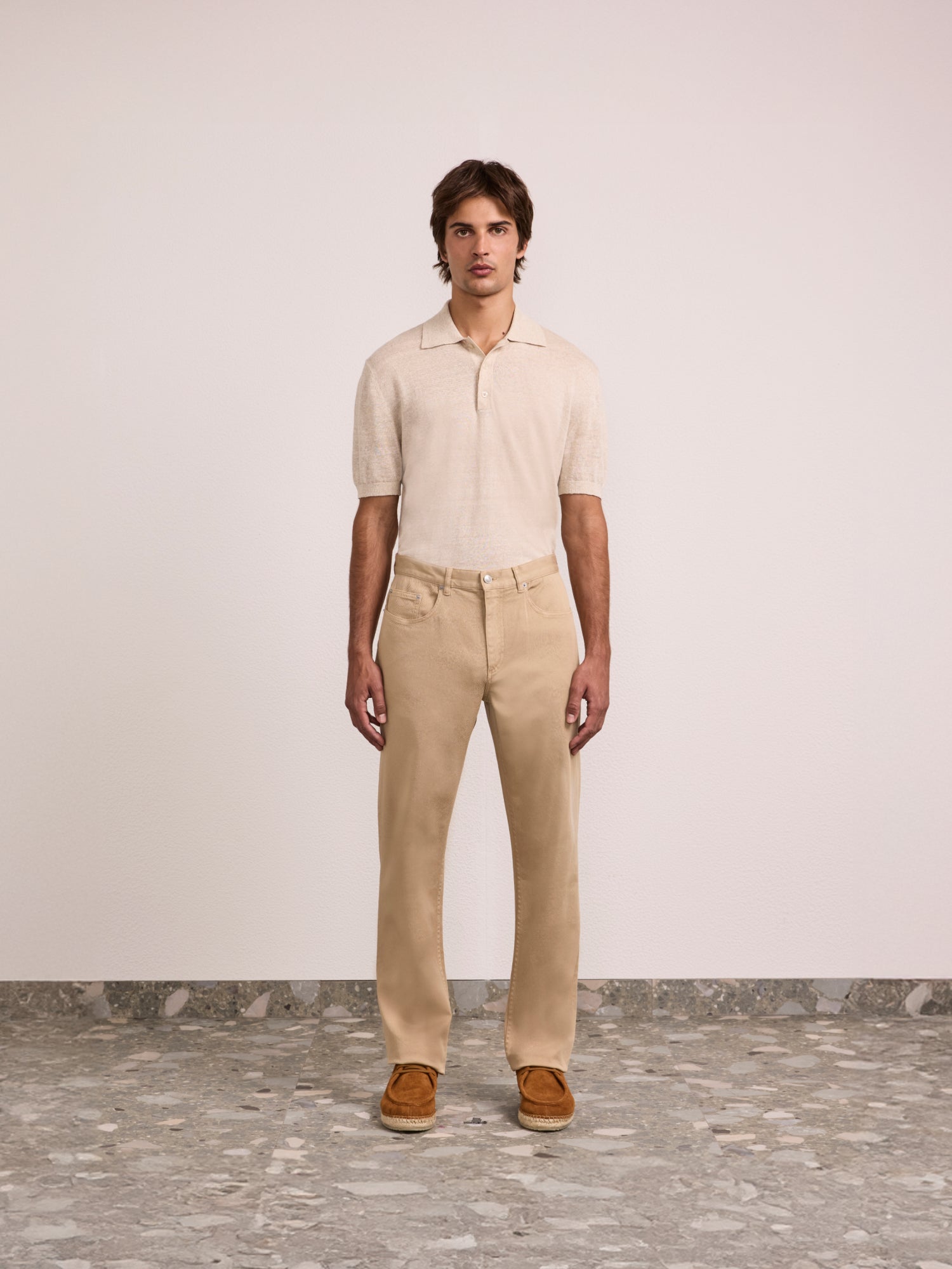COLUMBO COTTON TWILL TROUSERS