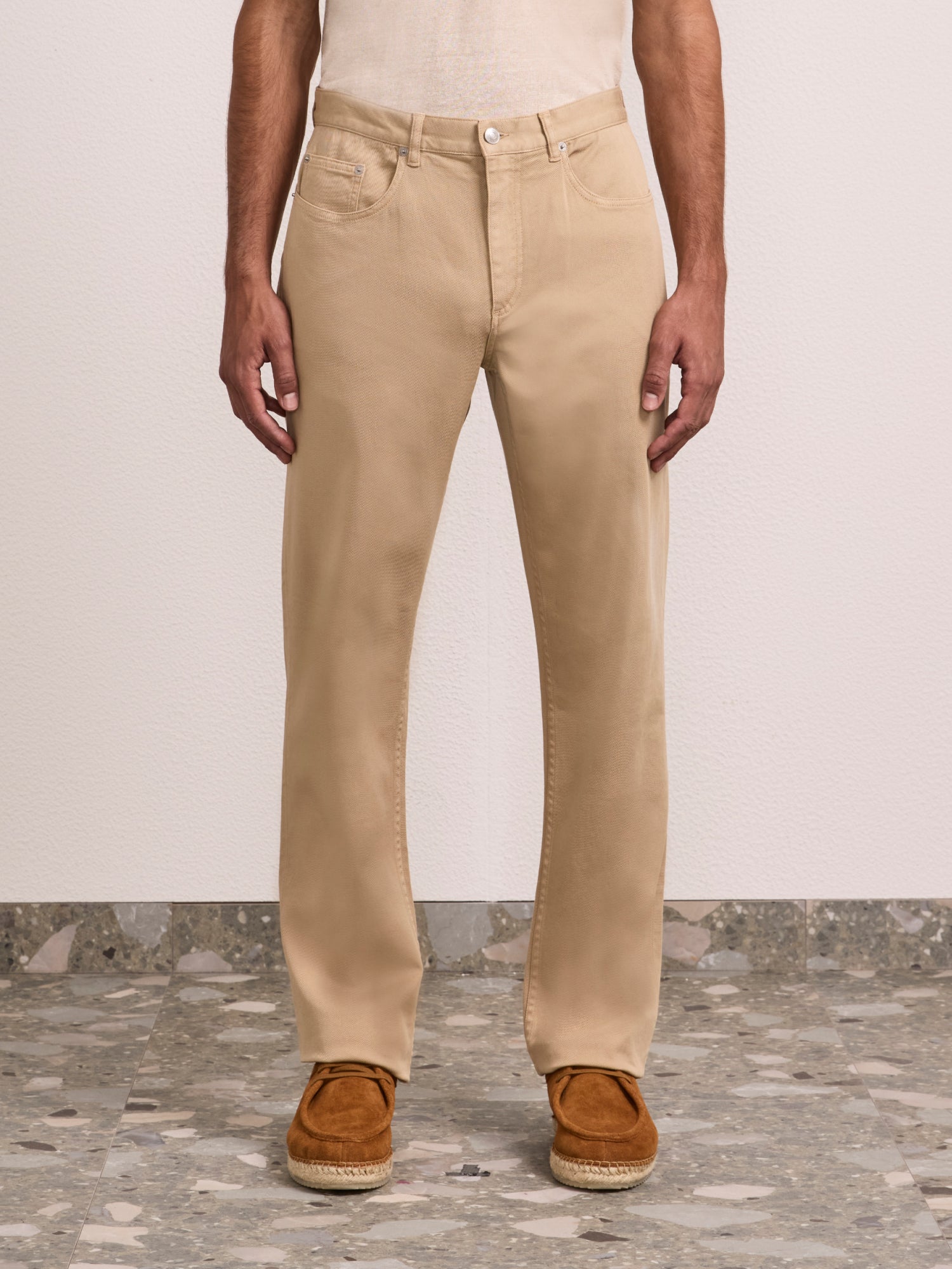 COLUMBO COTTON TWILL TROUSERS