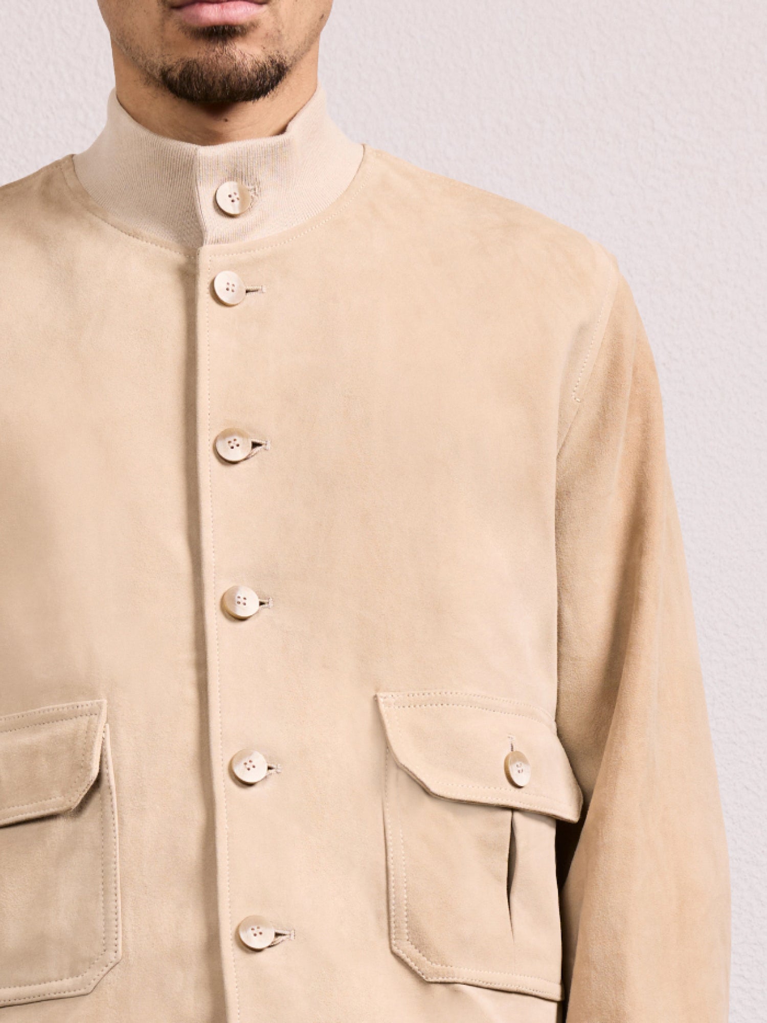 VINCENTE SUEDE BOMBER JACKET