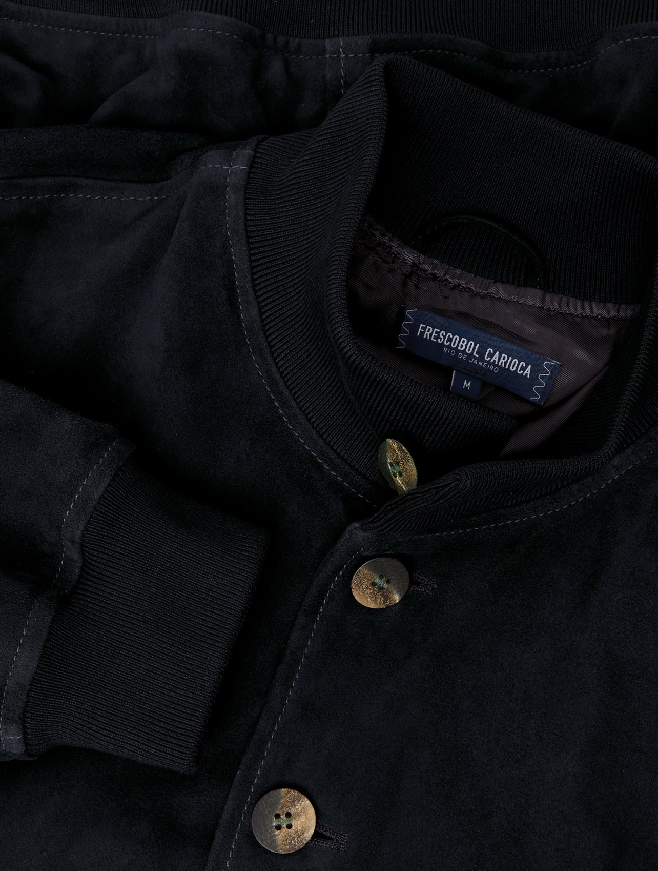 VINCENTE SUEDE BOMBER JACKET