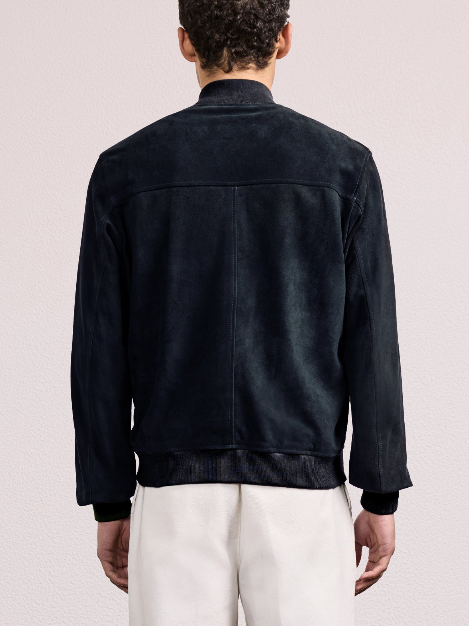 VINCENTE SUEDE BOMBER JACKET