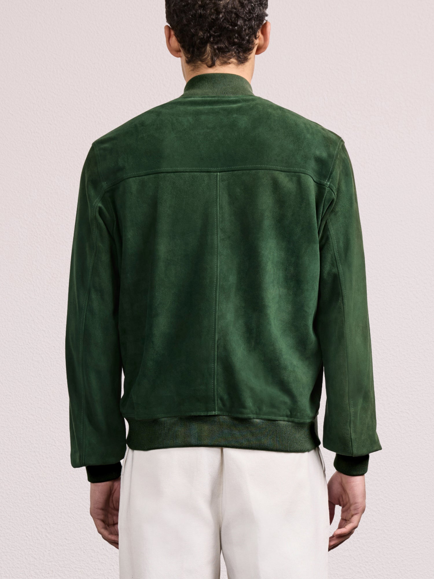 VINCENTE SUEDE BOMBER JACKET