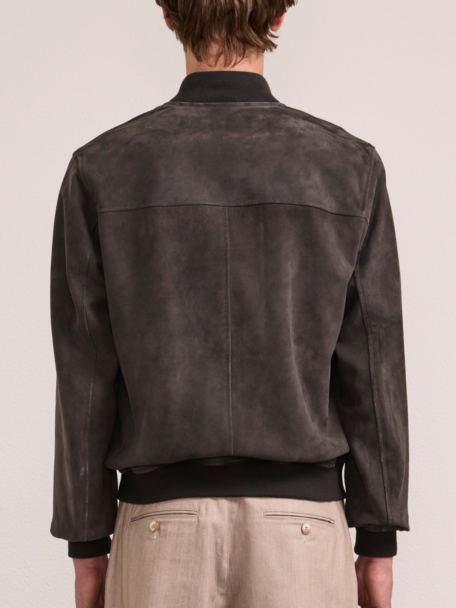 VINCENTE SUEDE BOMBER JACKET