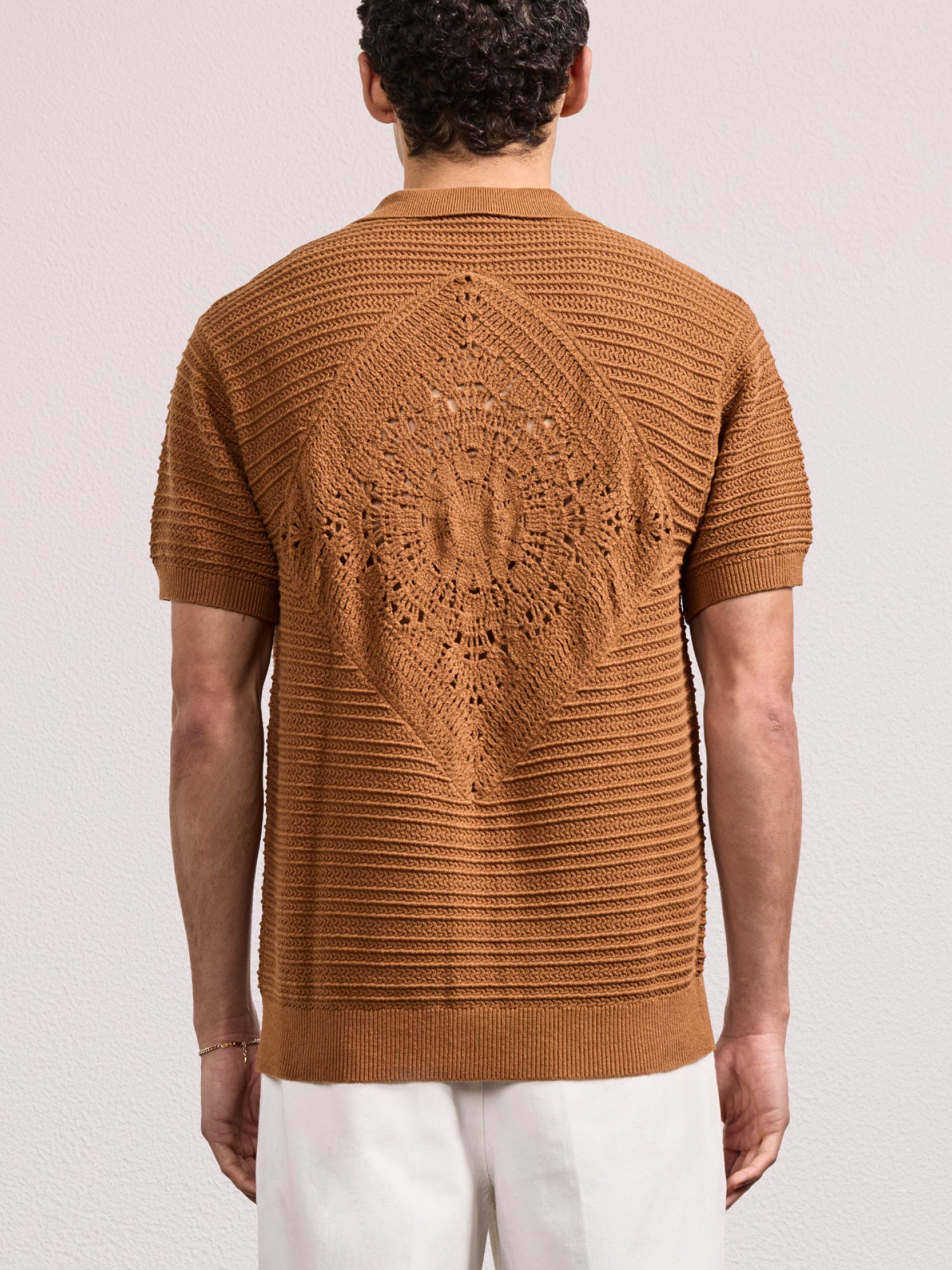 CÉSAR COTTON CROCHET CARDIGAN