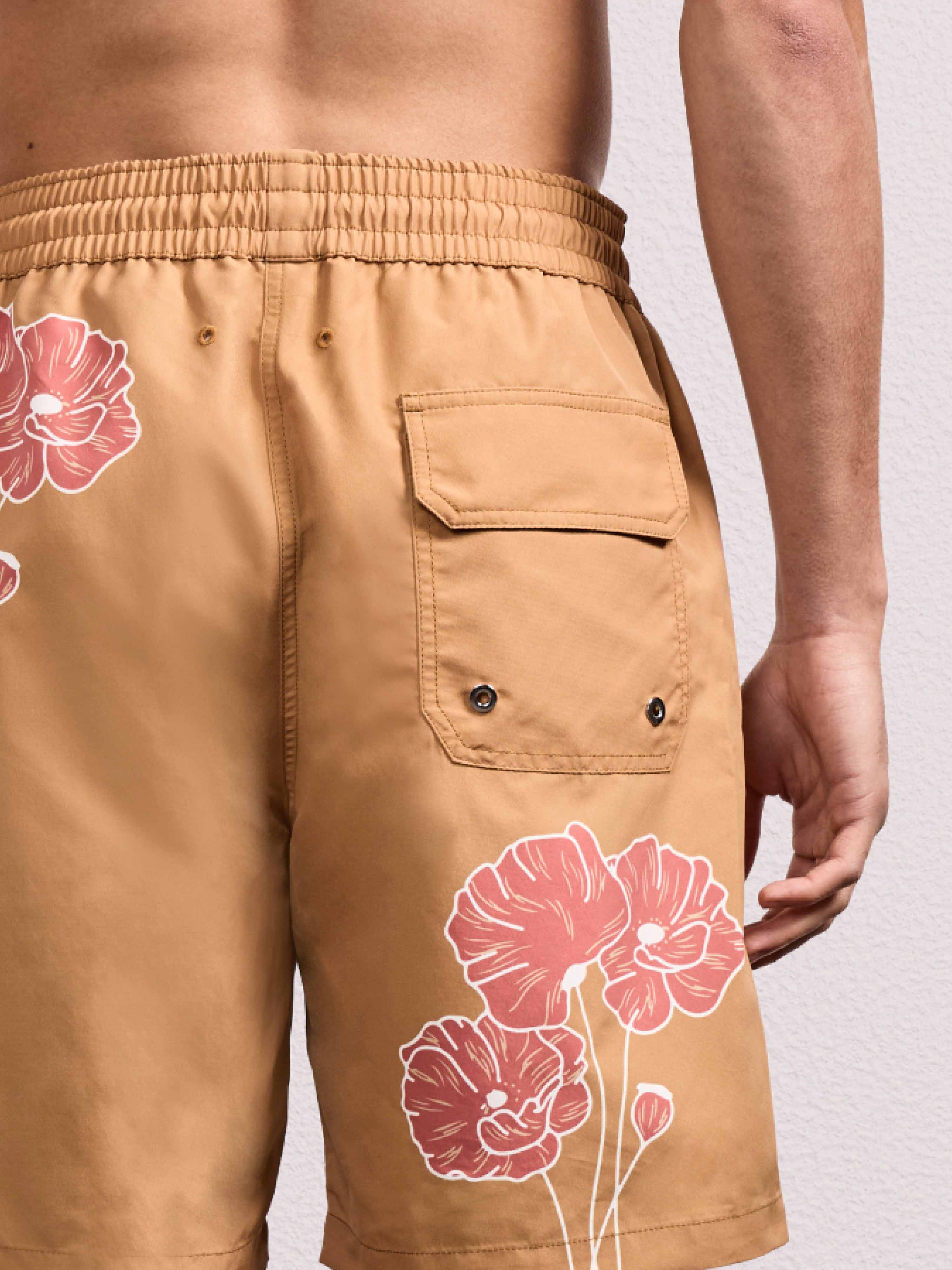 SANTOS BOARD FLORAL SWIM