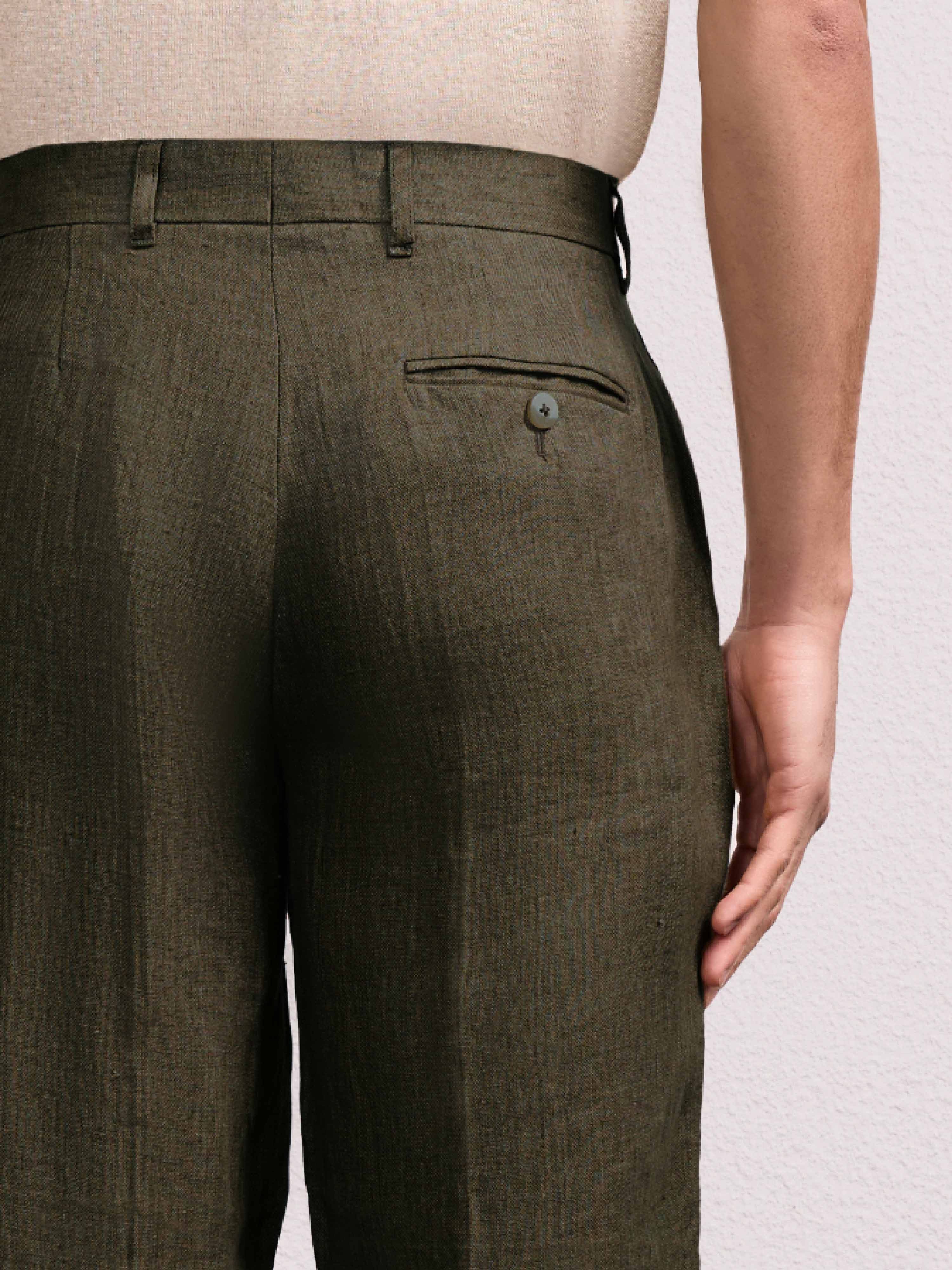 AFFONSO LINEN TROUSERS