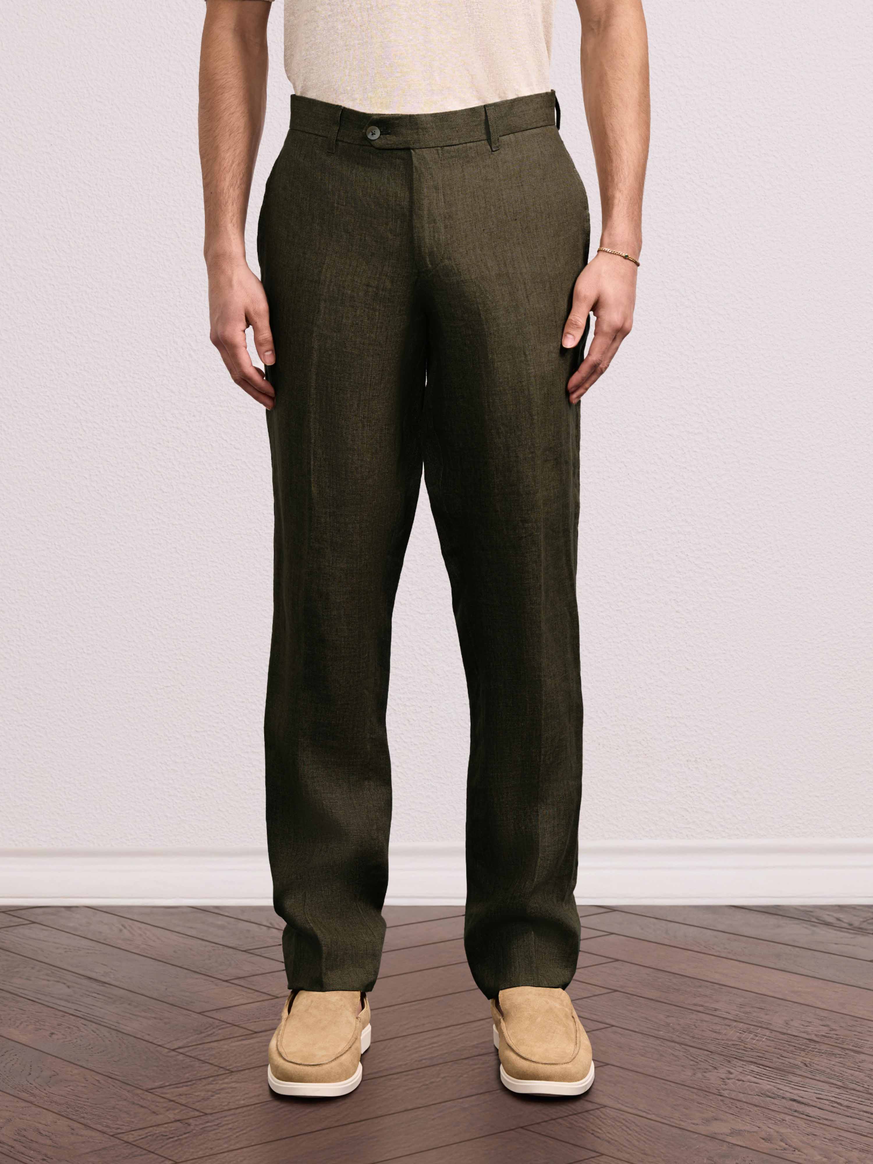 AFFONSO LINEN TROUSERS