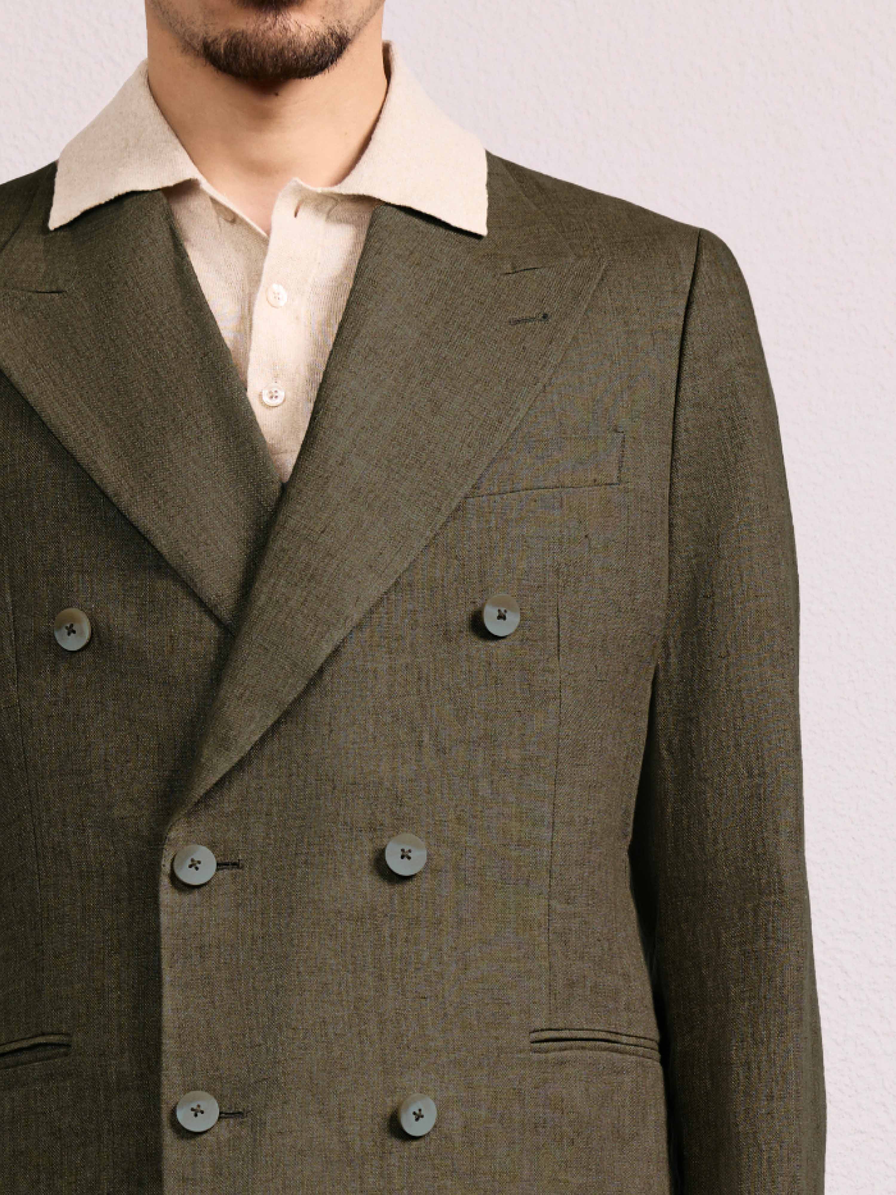 ZANINI LINEN BLAZER