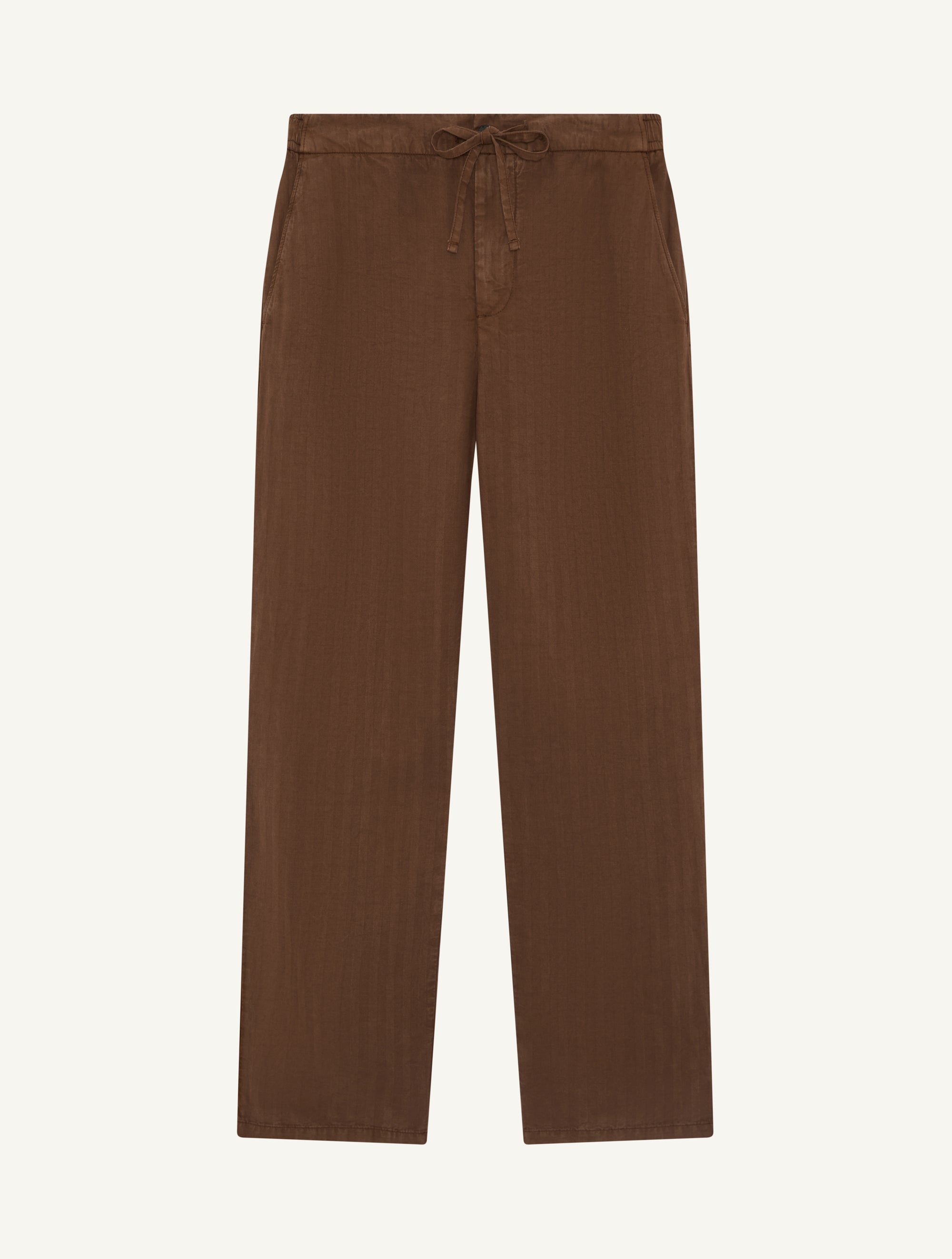 MENDES LINEN-BLEND TROUSERS