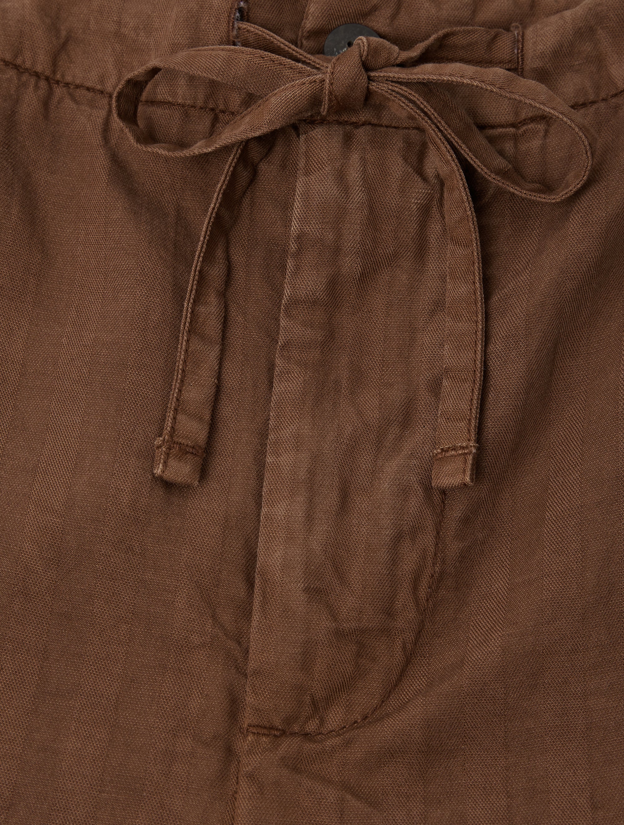 MENDES LINEN-BLEND TROUSERS