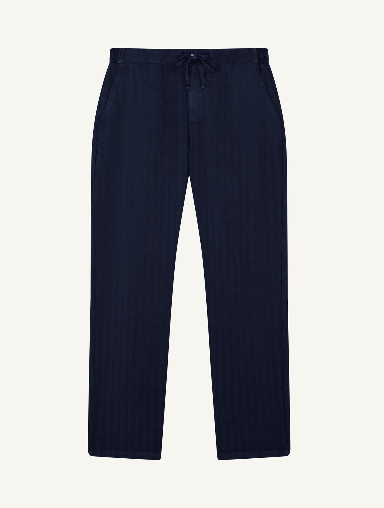 MENDES LINEN-BLEND TROUSERS