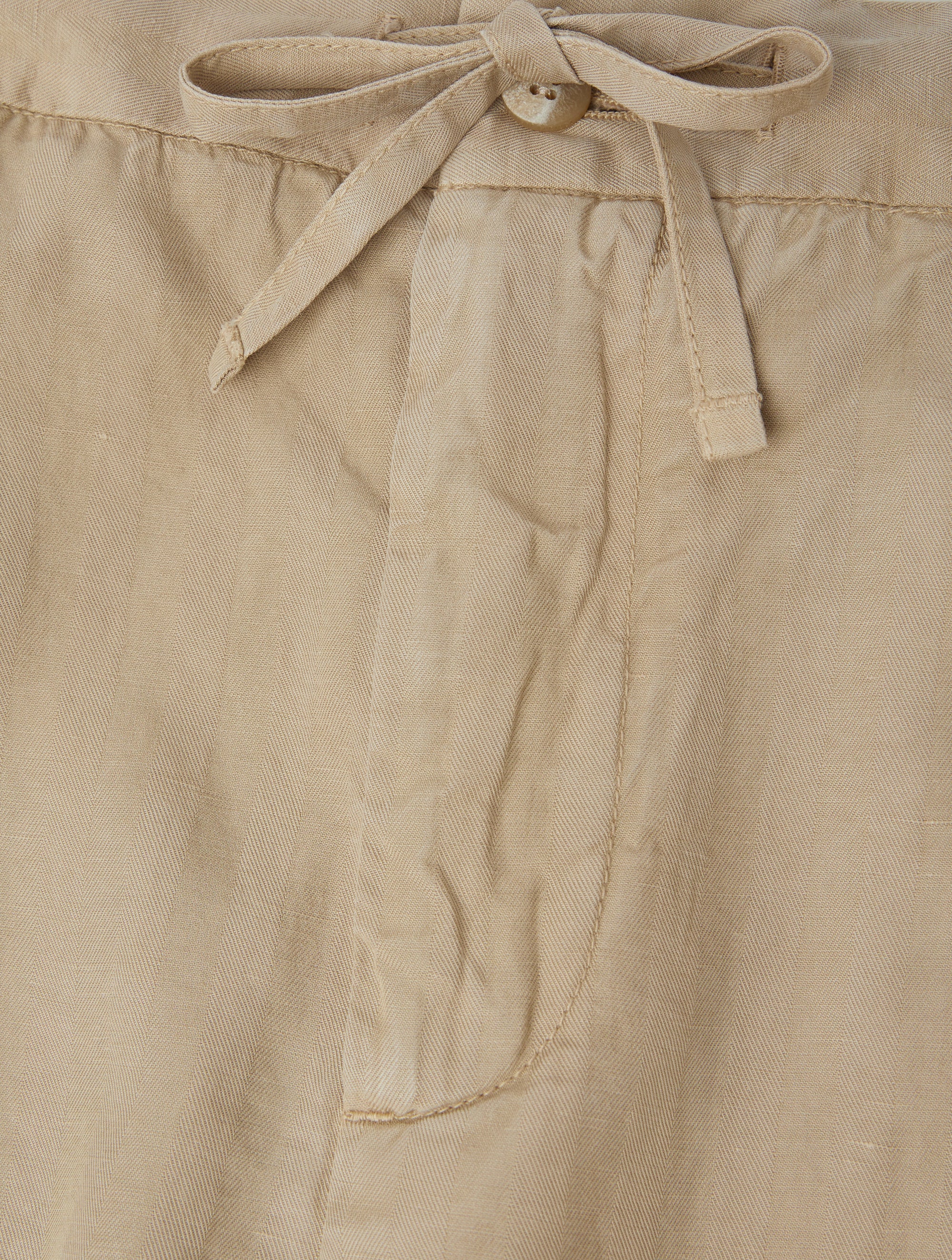 MENDES LINEN-BLEND TROUSERS