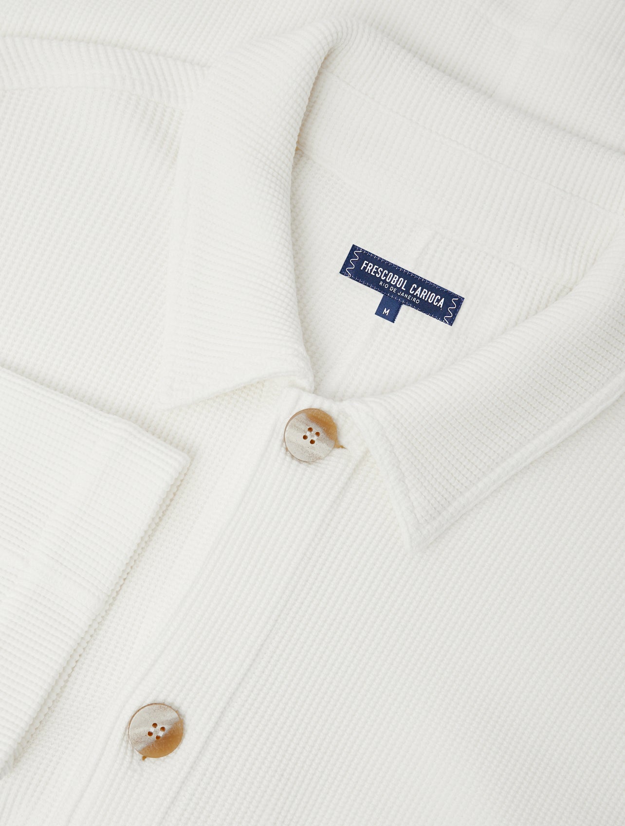 PEDRO COTTON WAFFLE OVERSHIRT