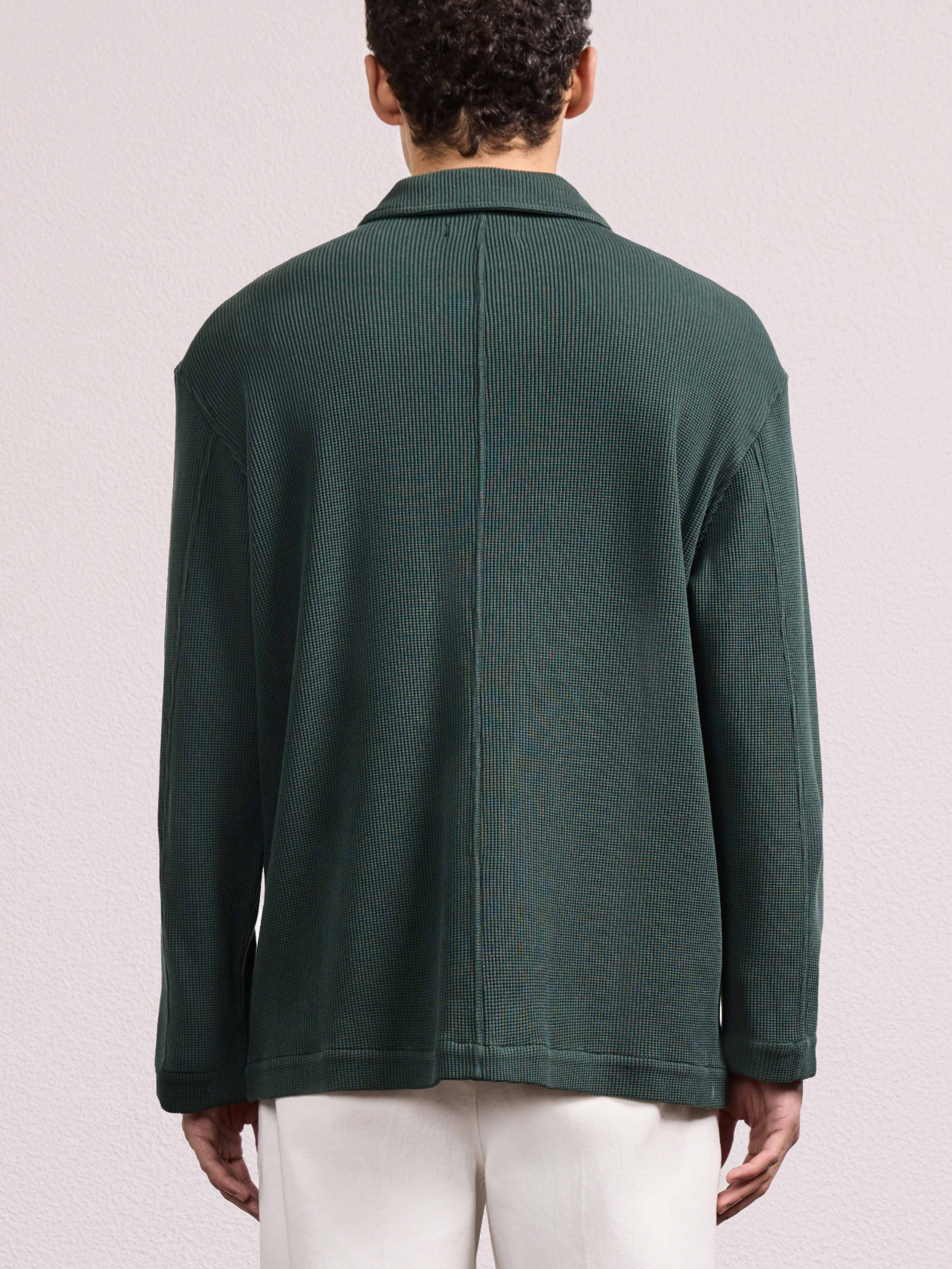 PEDRO COTTON WAFFLE OVERSHIRT