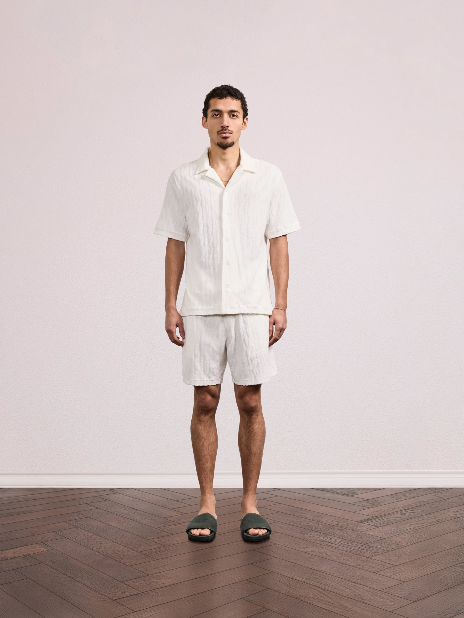 ROBERTO TERRY COTTON SHIRT