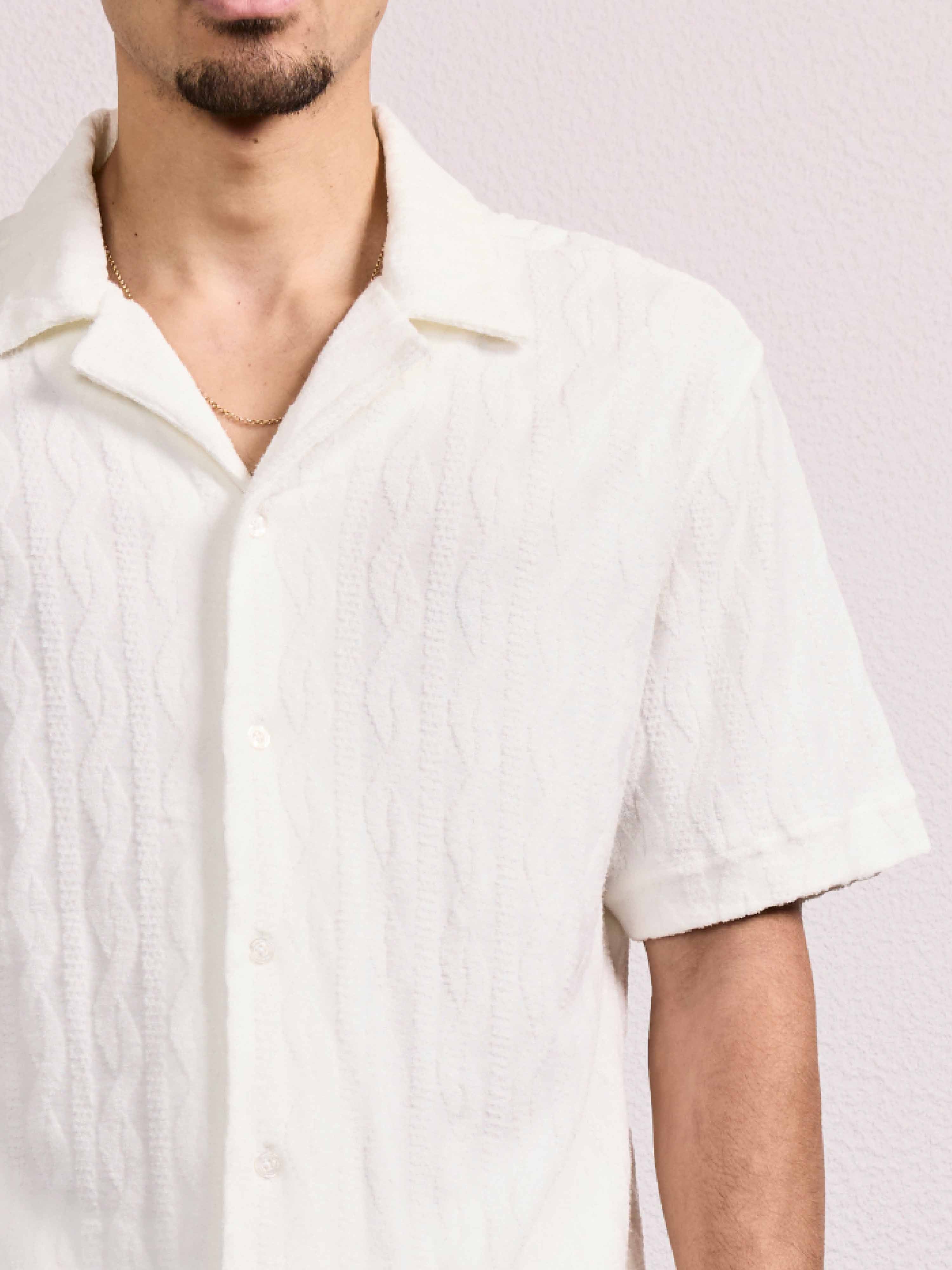 ROBERTO TERRY COTTON SHIRT